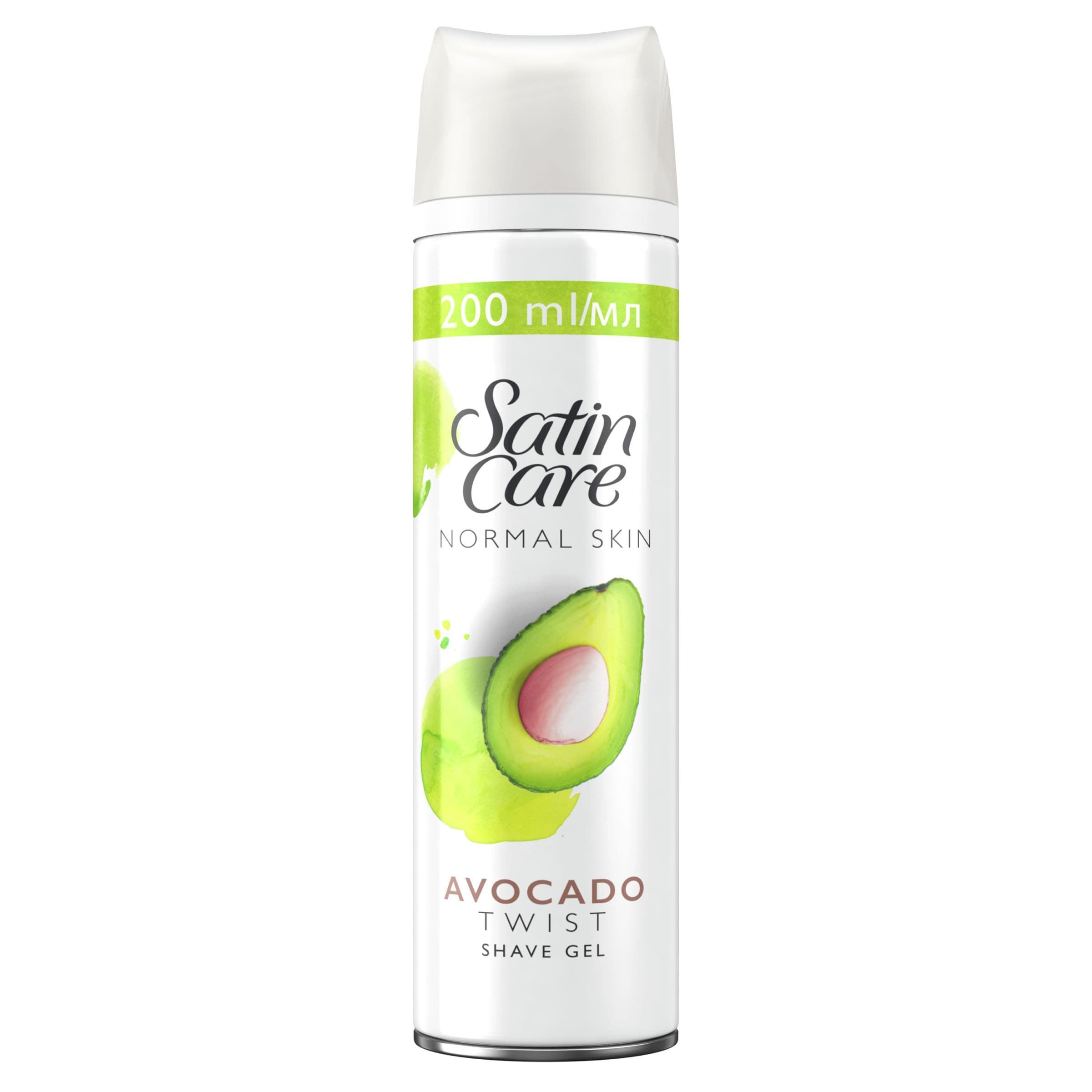 Satin Care Normal Skin Avocado Twist Gel na holení 200 ml