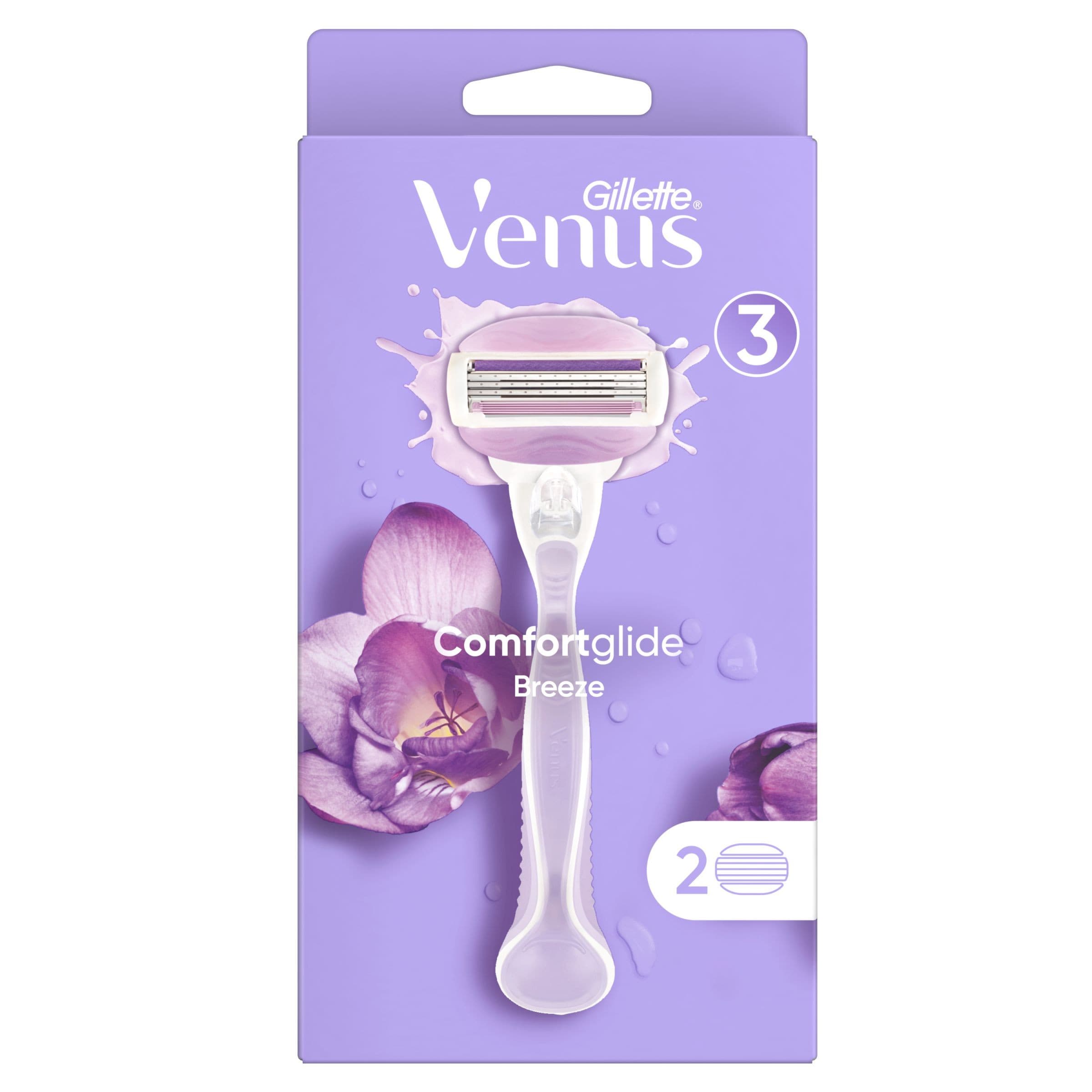 Venus ComfortGlide Breeze Holicí strojek + 2 Holicí hlavice