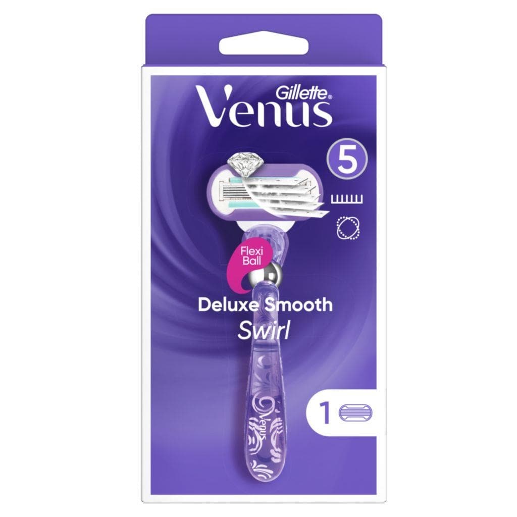 Gillette Venus Deluxe Smooth Swirl Holicí strojek + 1 Holicí hlavice