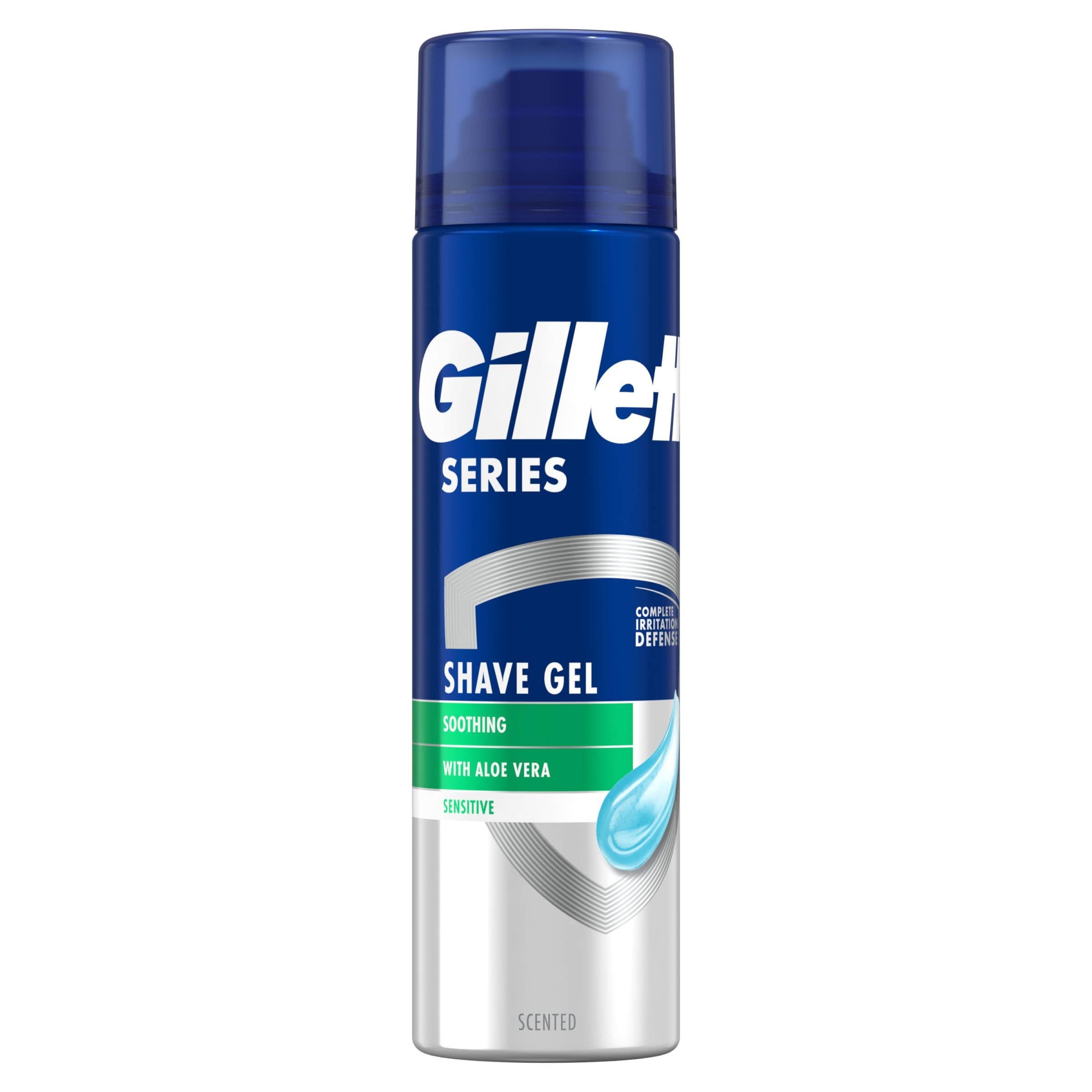 Gillette Series Zklidňující Gel na holení s Aloe Vera 200ml
