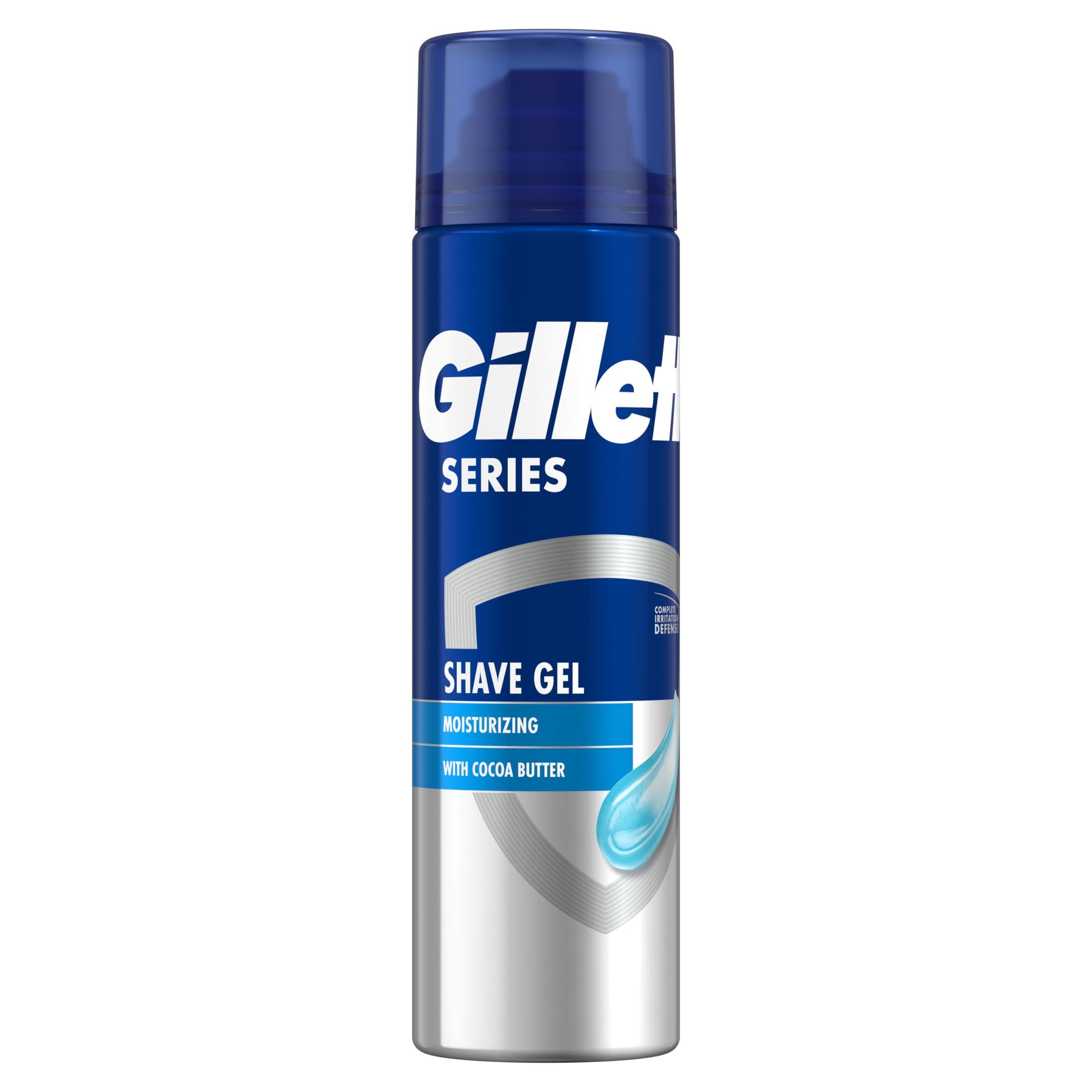 Gillette Series Hydratační gel na holení s kakaovým máslem 200 ml