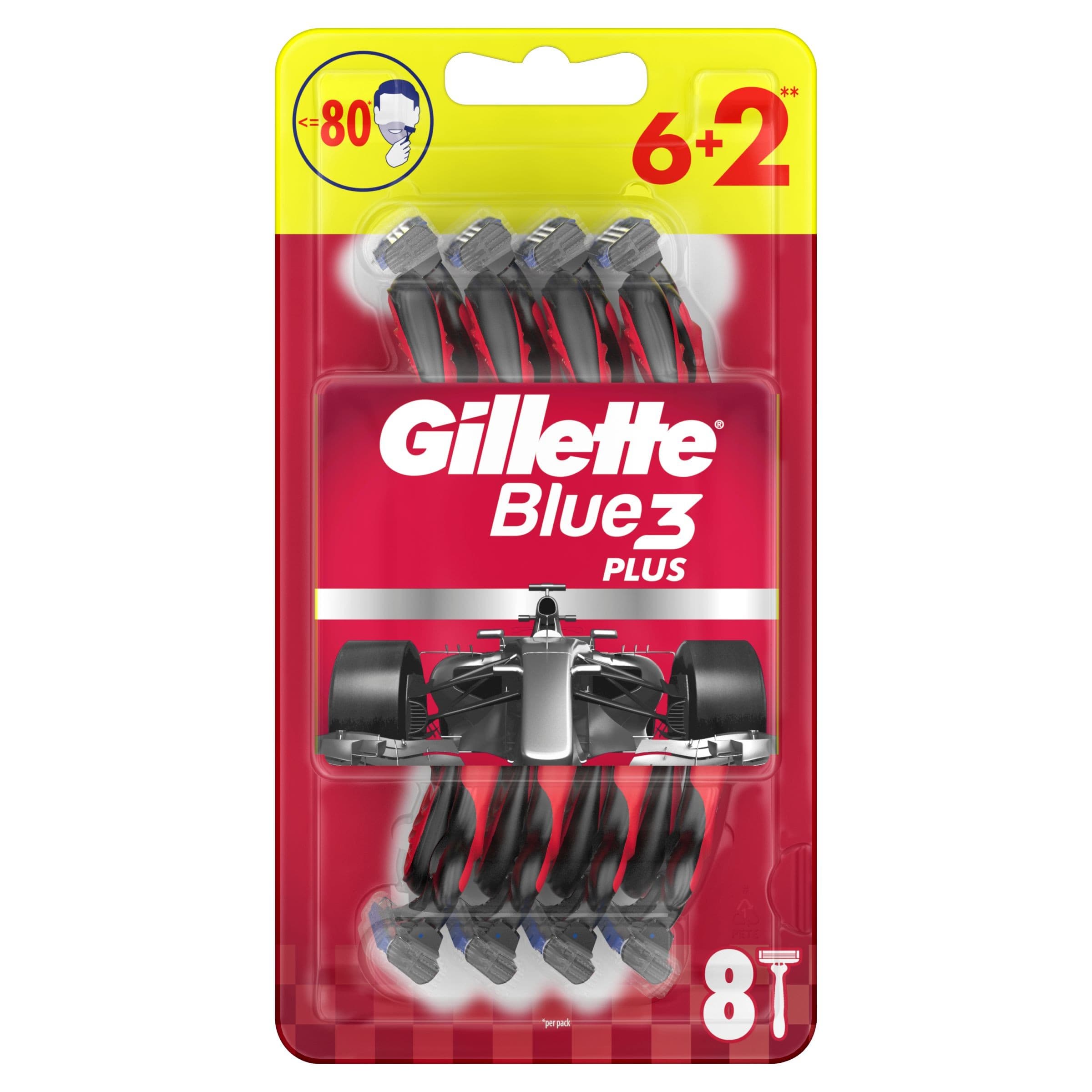 Gillette Blue3 Nitro Pánské pohotové holítko 8 ks