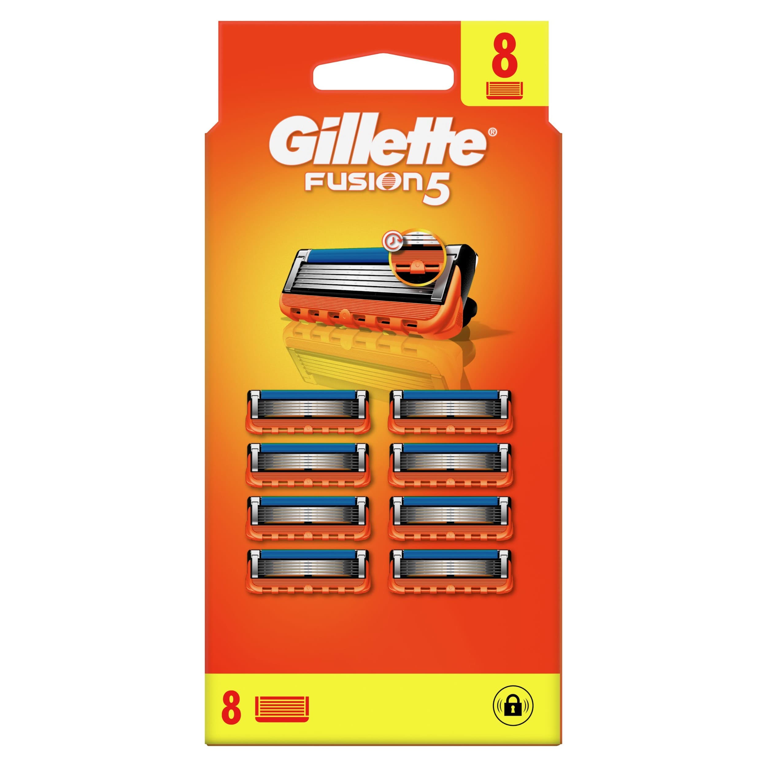 Gillette Fusion5 Náhradní holicí hlavice pro muže 8 ks