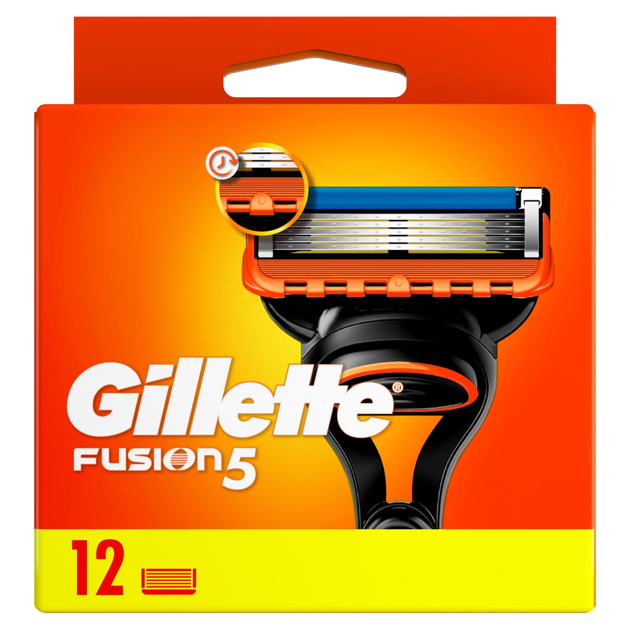 Gillette Fusion5 Náhradní holicí hlavice pro muže 12 ks
