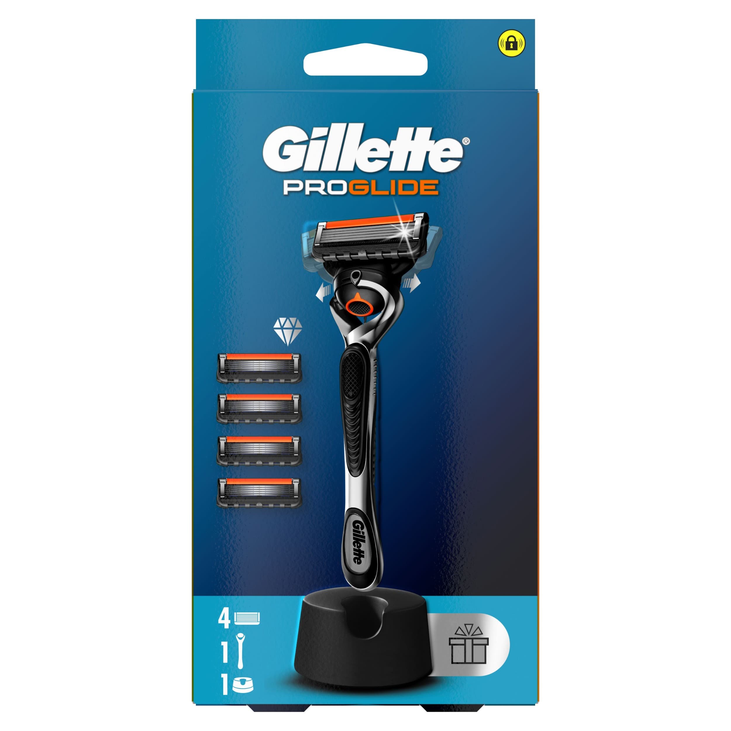 Gillette ProGlide holíci strojek + 4 hlavice