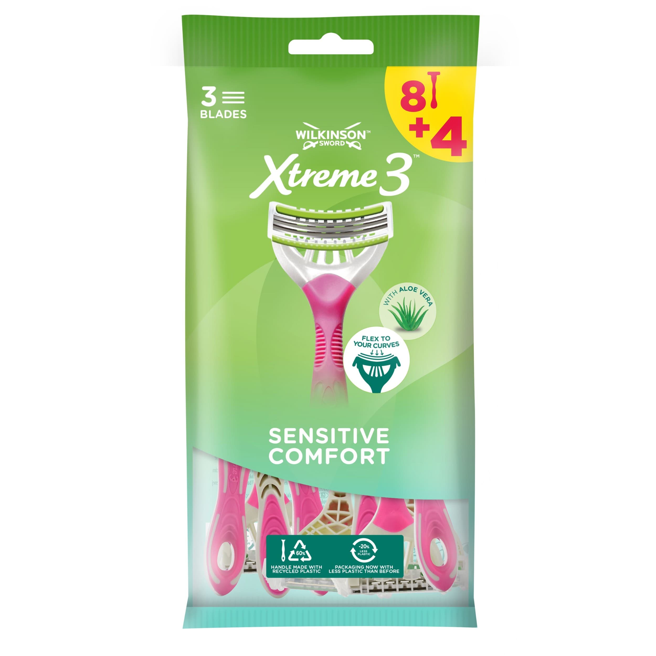 Wilkinson Sword Xtreme3 Sensitive Comfort 12 ks