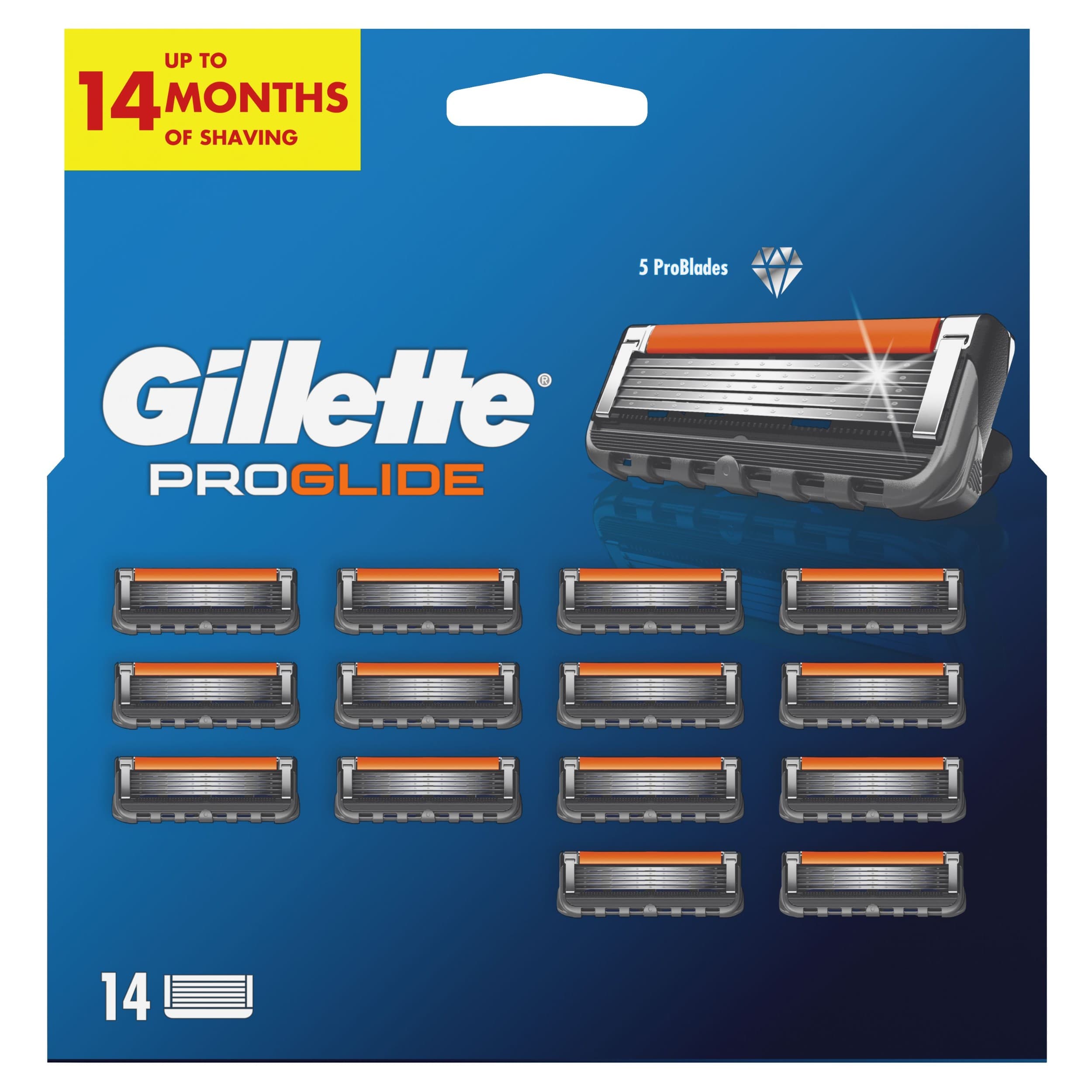 Fusion ProGlide Holicí Hlavice 14ks