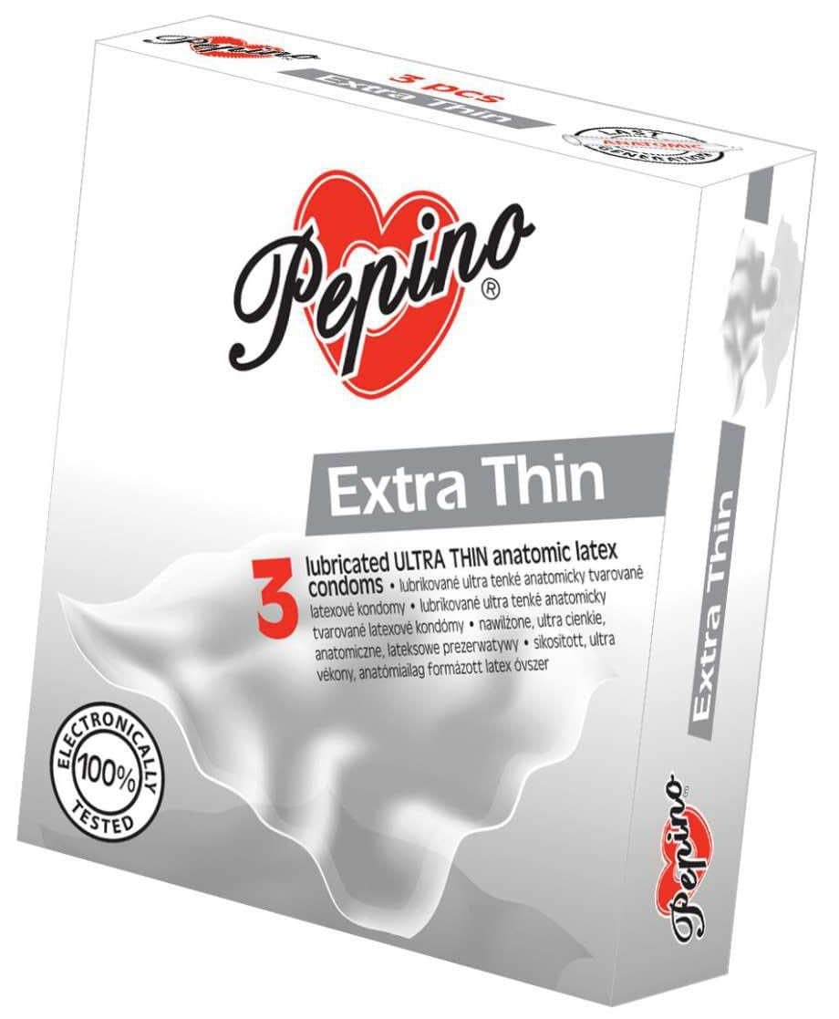 Pepino extra tenké anatomicky tvarované kondomy 3 ks