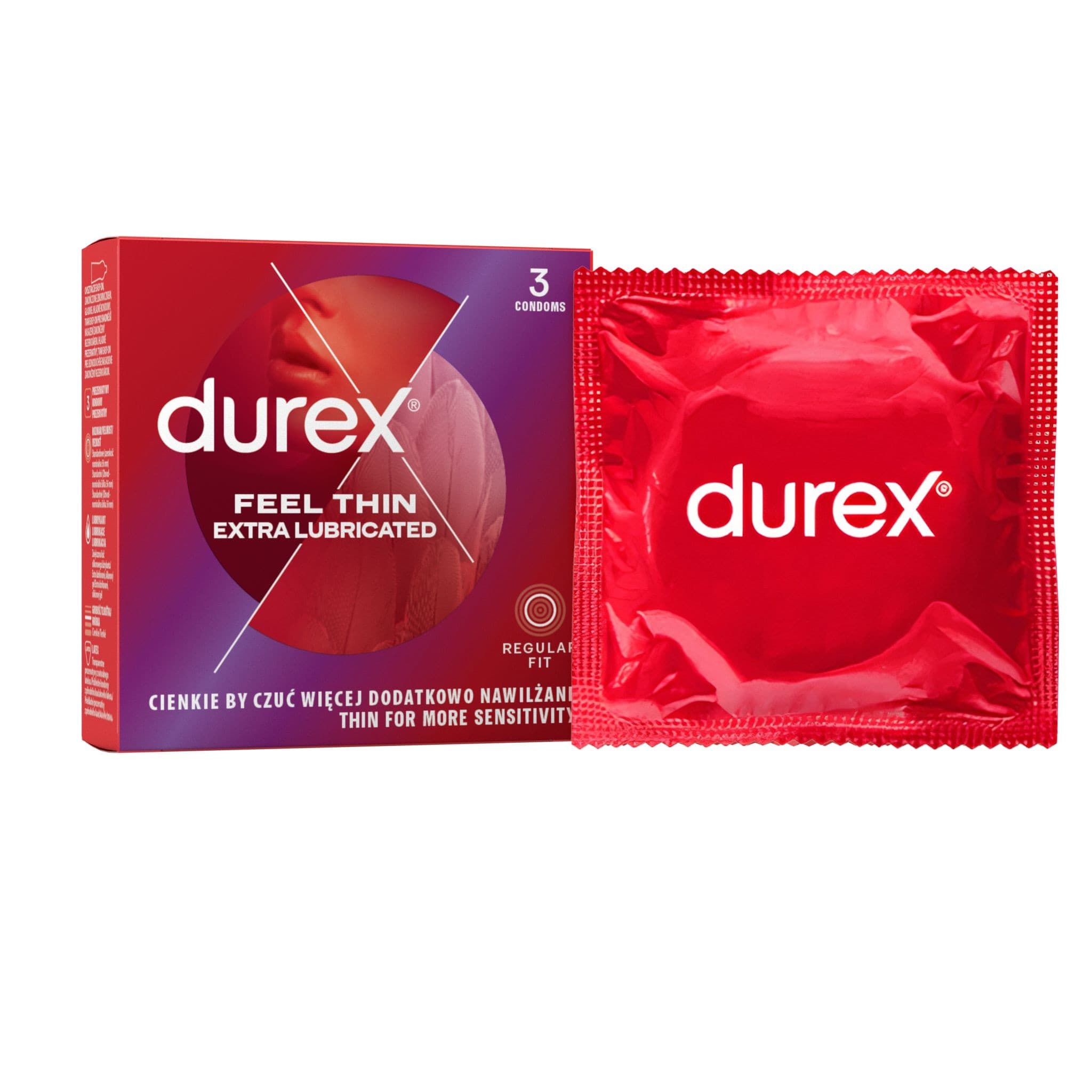 Durex Feel intimate kondomy 3 ks