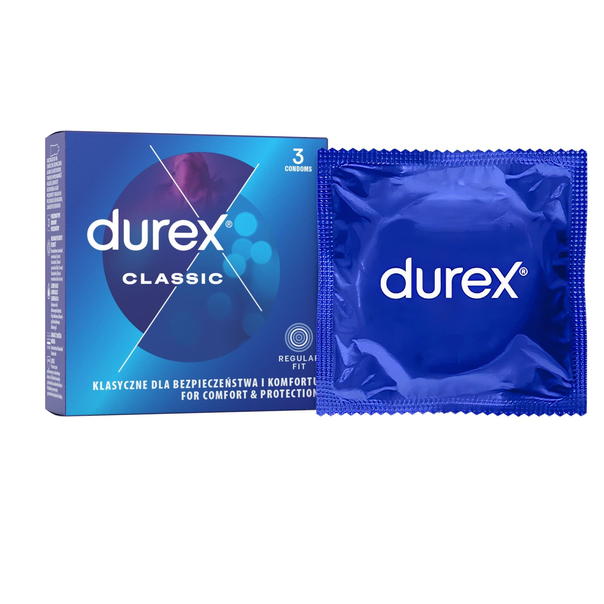 Durex Classic kondomy 3 ks