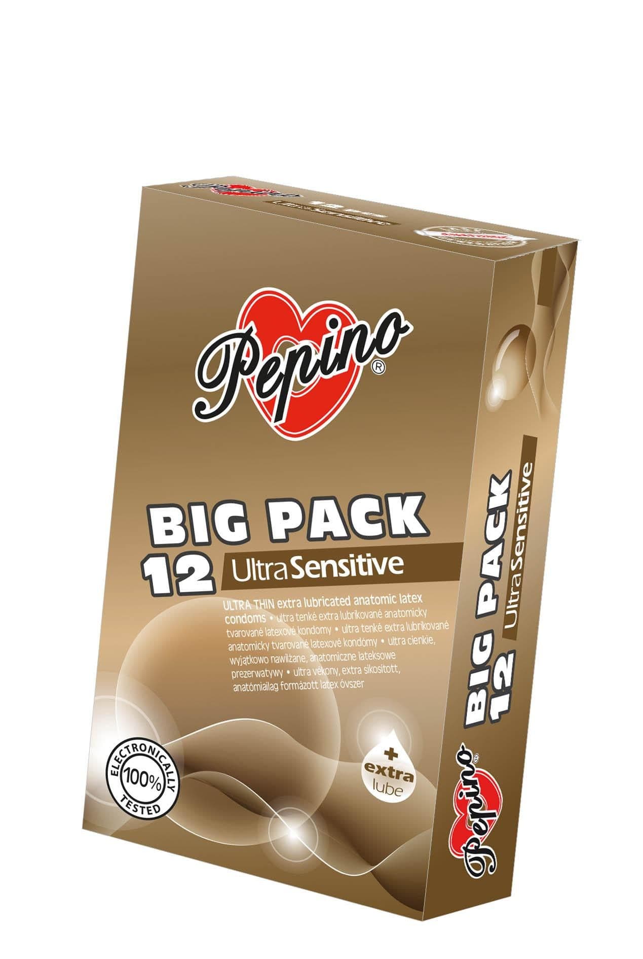 Pepino Ultra sensitive anatomicky tvarované kondomy 12 ks