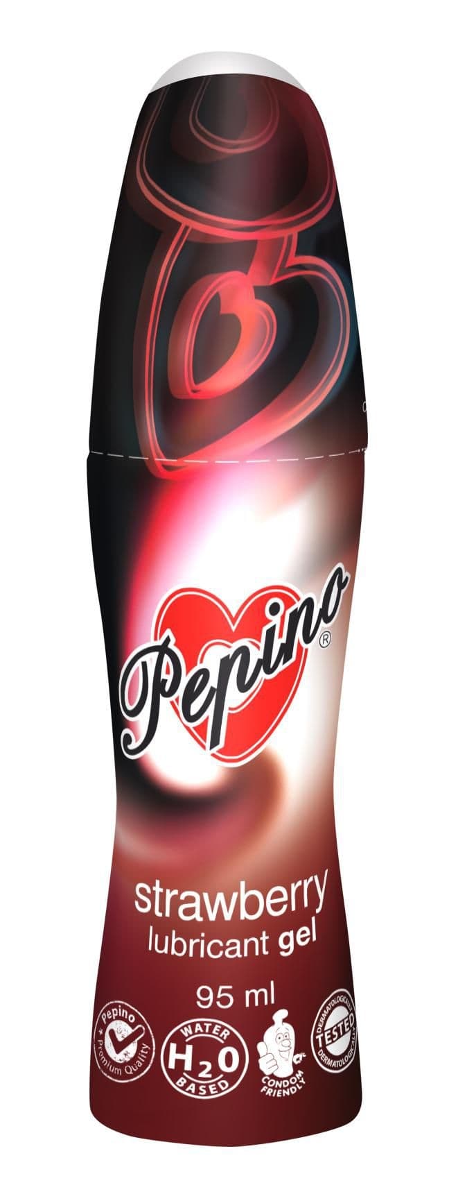Lubrikační gel Pepino s vůní a chutí Jahoda 95ml