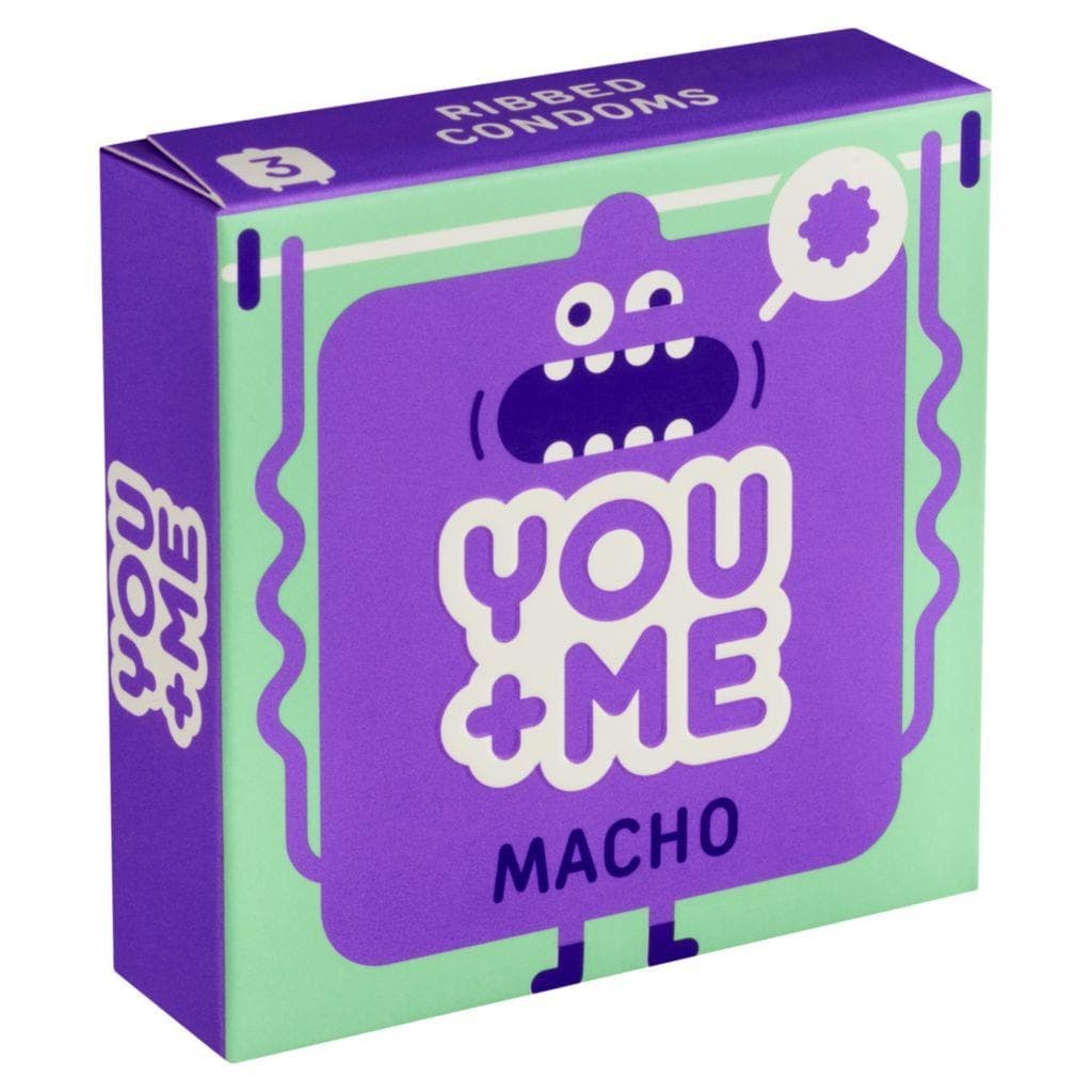You Me Ribbed kondomy 3 ks