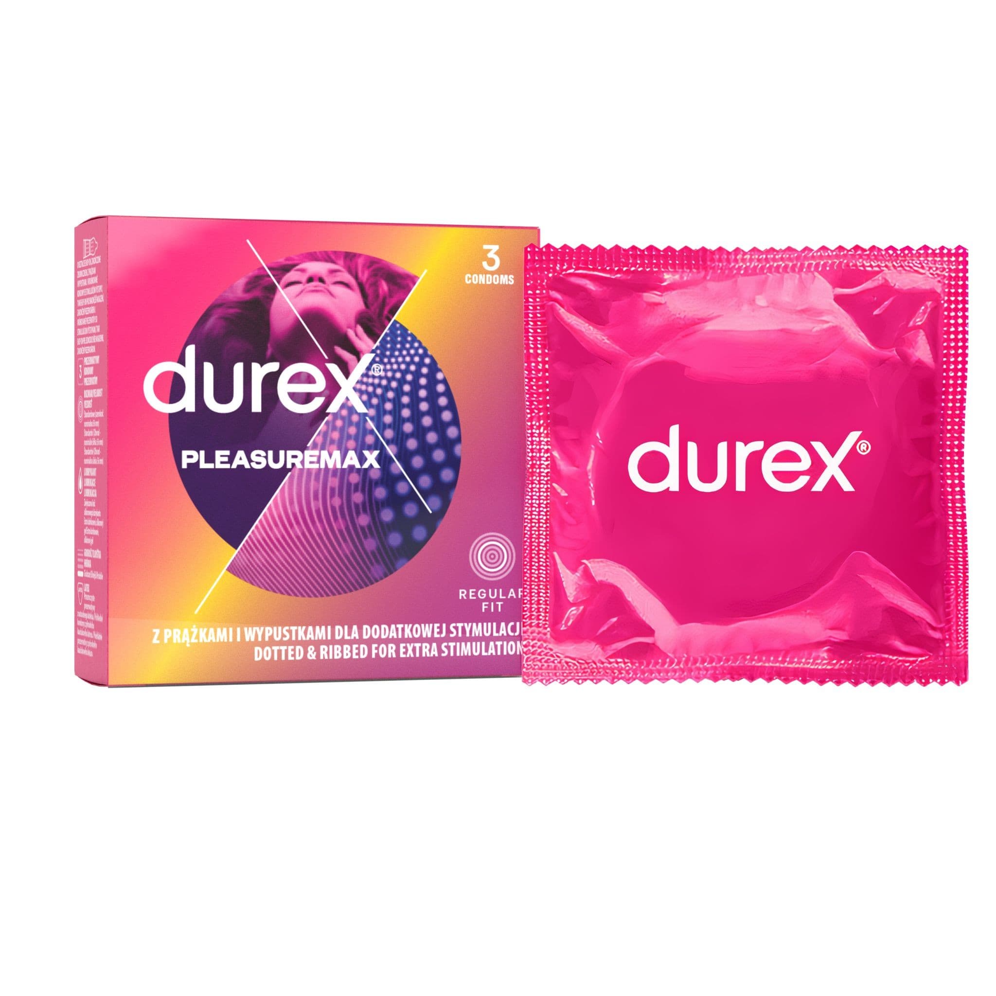 Durex Pleasuremax kondomy 3 ks