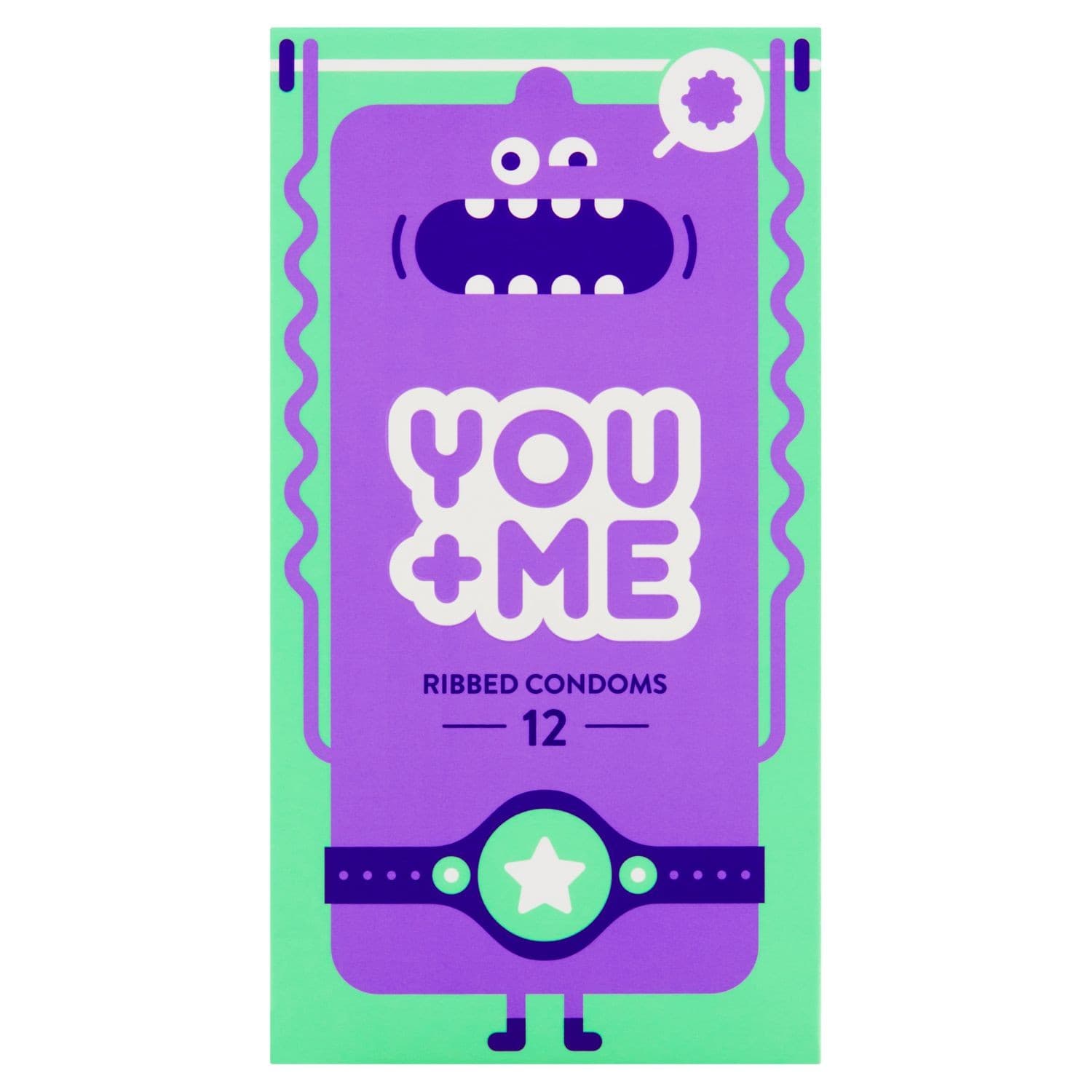 You Me Ribbed kondomy 12 ks