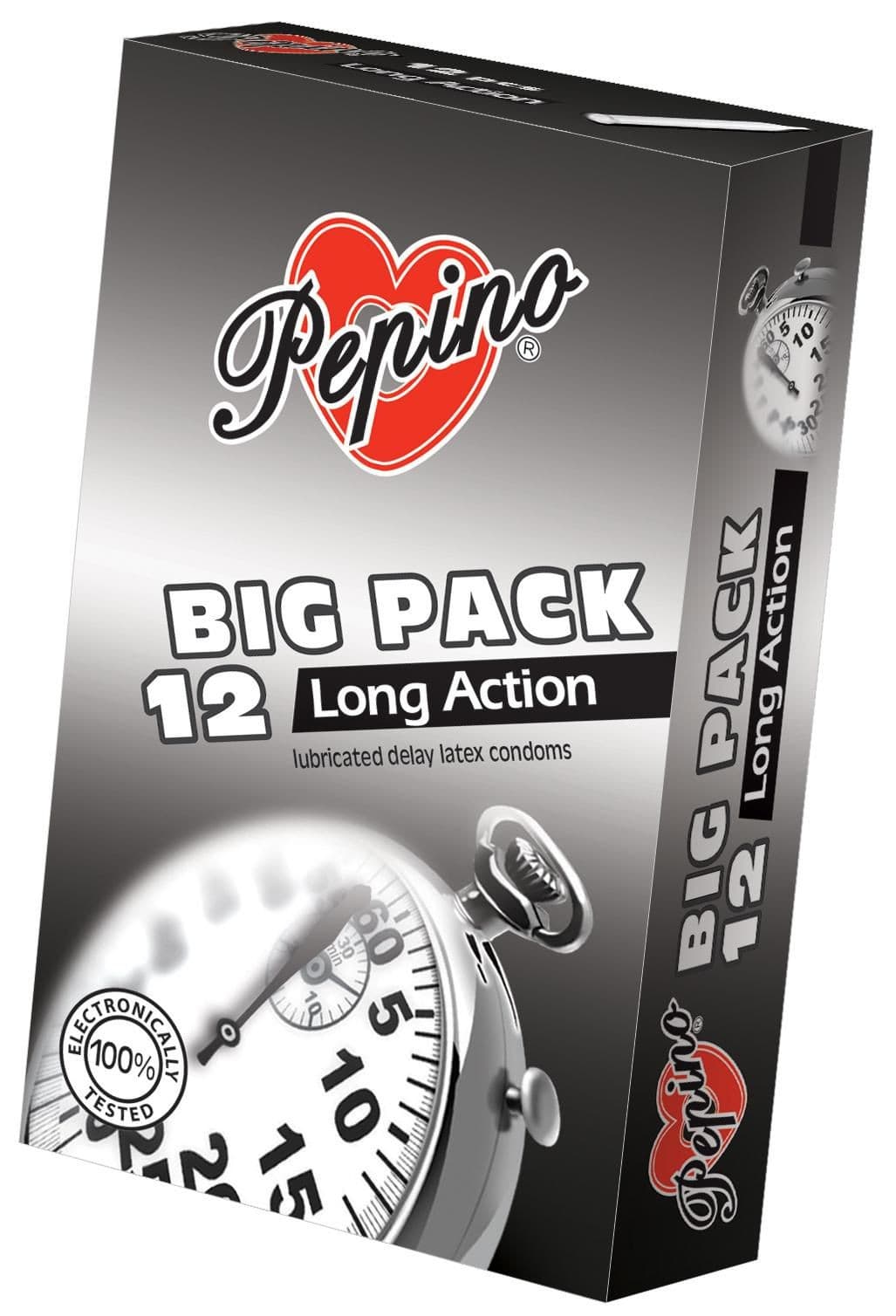 Pepino Kondomy long action pro delší výdrž 12 ks