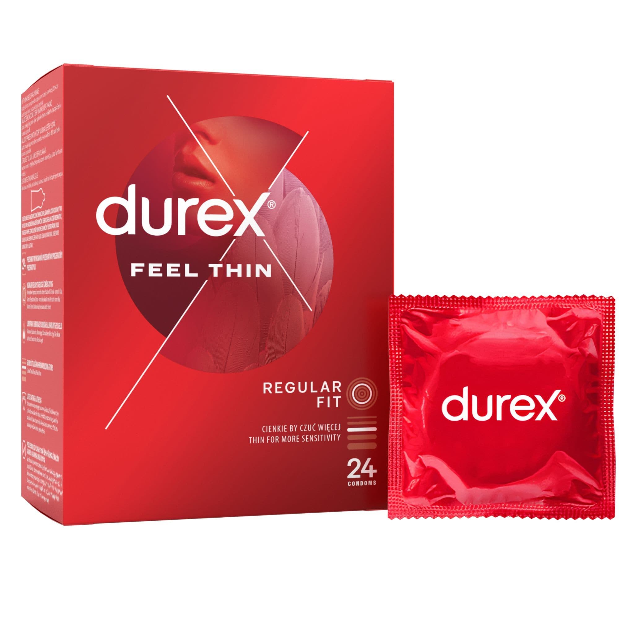 Durex Feel Thin kondomy 24 ks