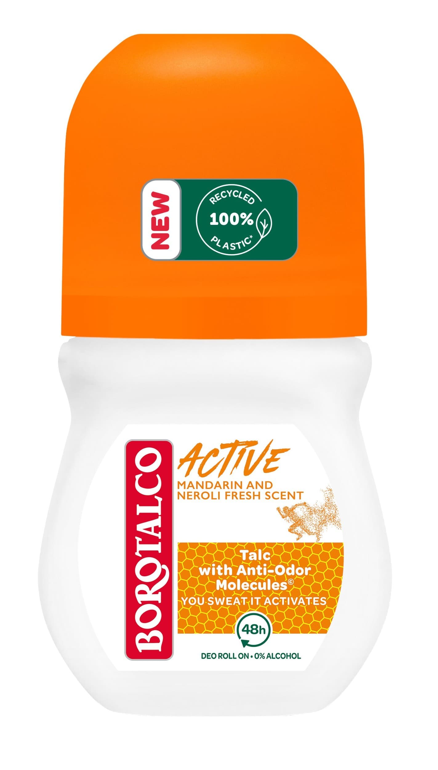 Borotalco Active Mandarin Neroli Fresh Deo Roll On 50ml