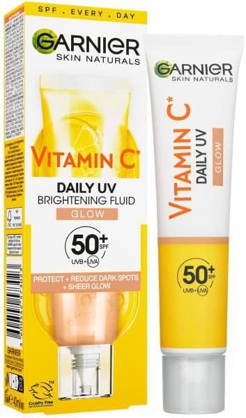Garnier Skin Naturals Vitamin C denní rozjasňující UV fluid SPF 50+ glow 40 ml
