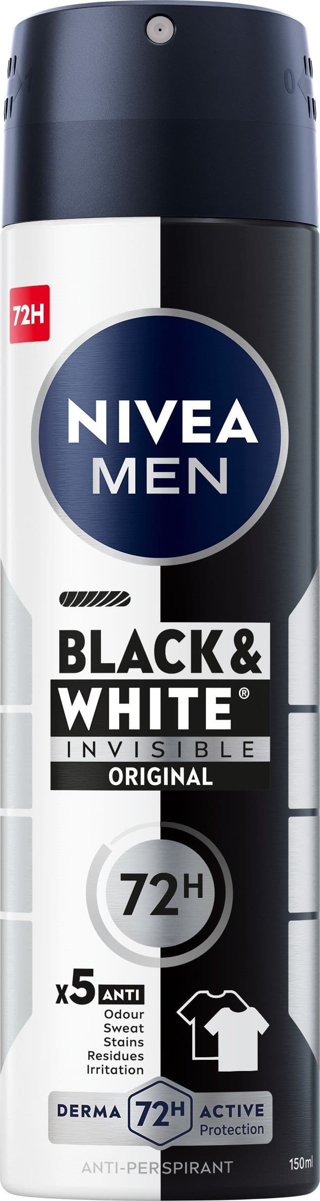 Nivea Sprej B&W power 150 ml