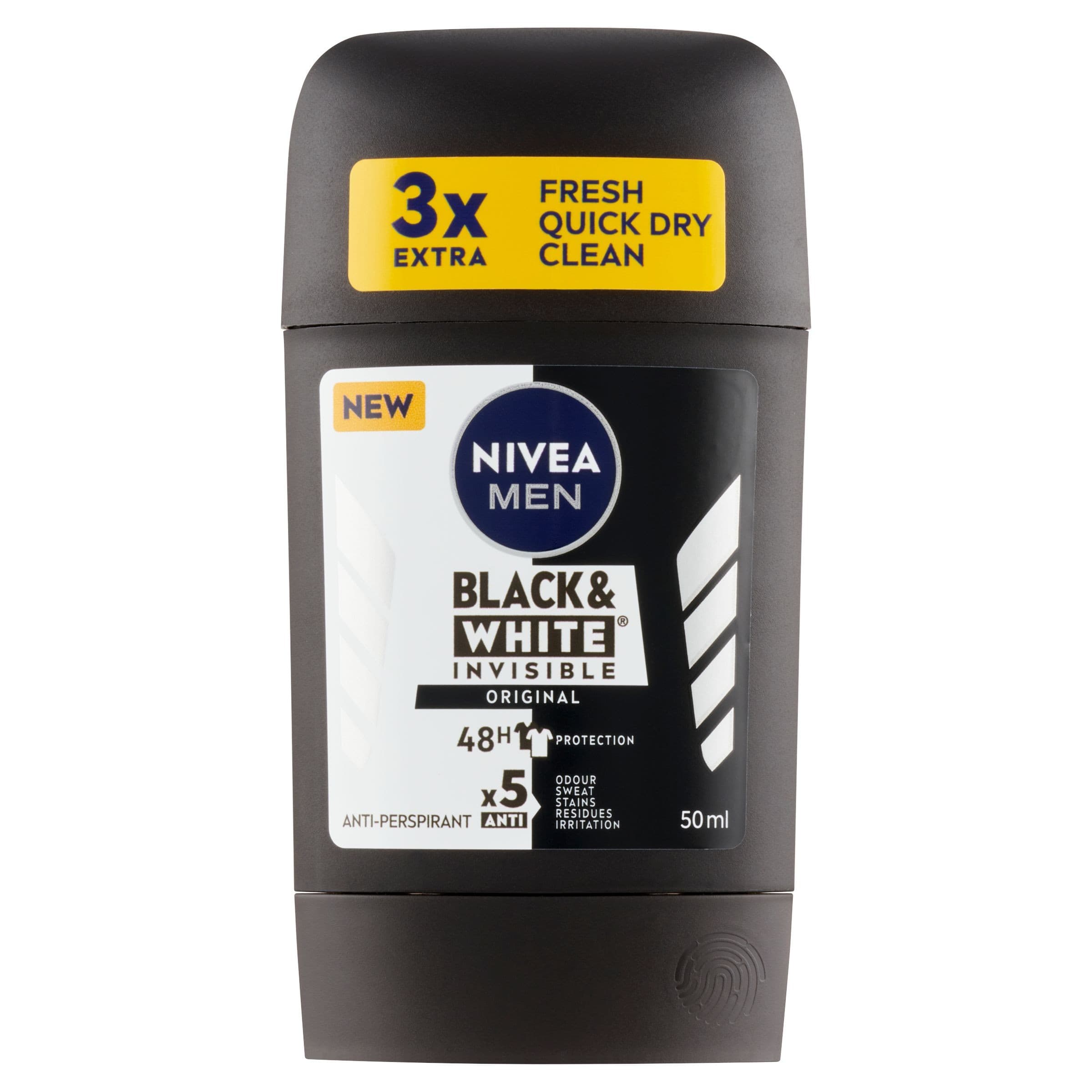 Nivea Men Tuhý B&W Inv.Original 50 ml
