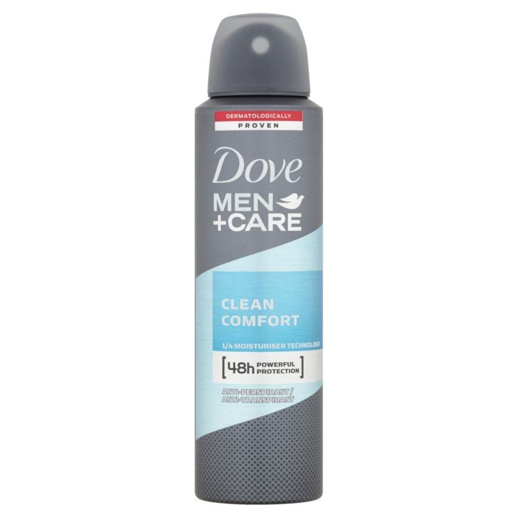 Dove Men+Care Clean Comfort Antiperspirant sprej pro muže 150ml