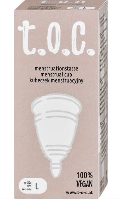 t.o.c. (Tage Ohne Chemie - Den Bez Chemie) menstruační kalíšek, velikost L