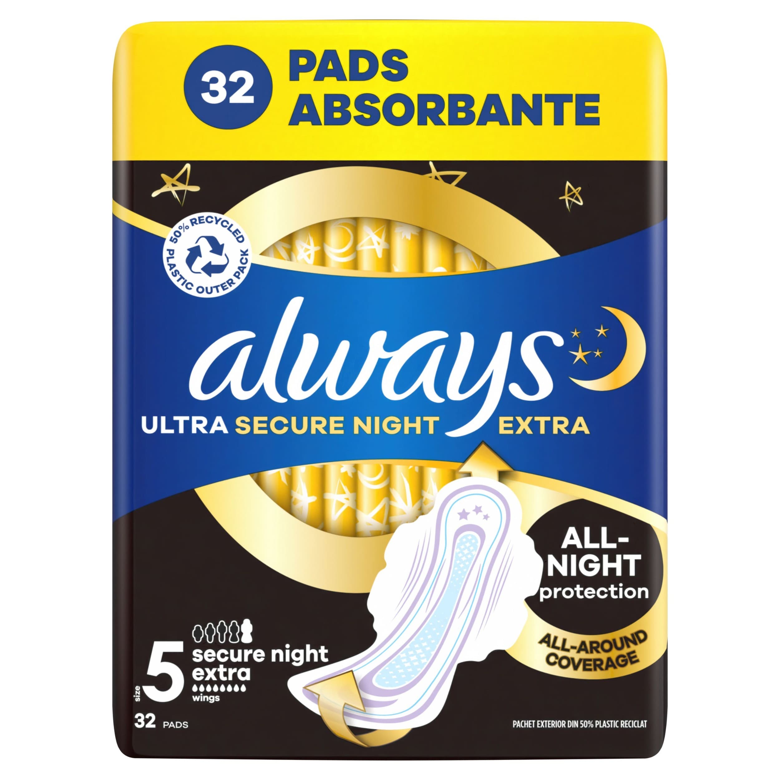 Always Night X+ Vložky Noční  křídlo 32ks
