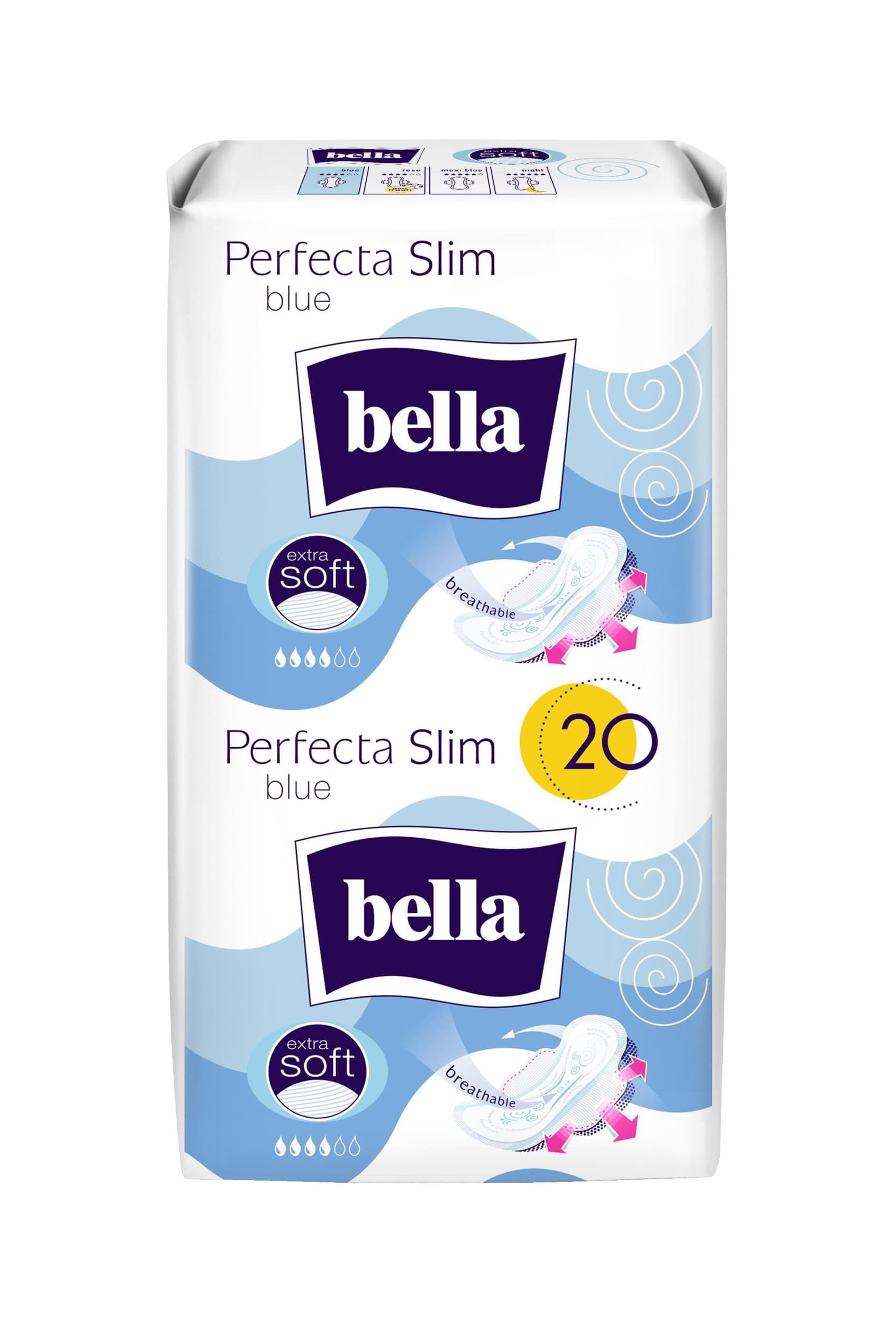 Bella Perfecta ultra blue hygienické vložky 10+10 ks