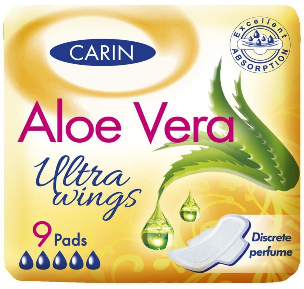 Carin Aloe vera Ultra wings 9ks