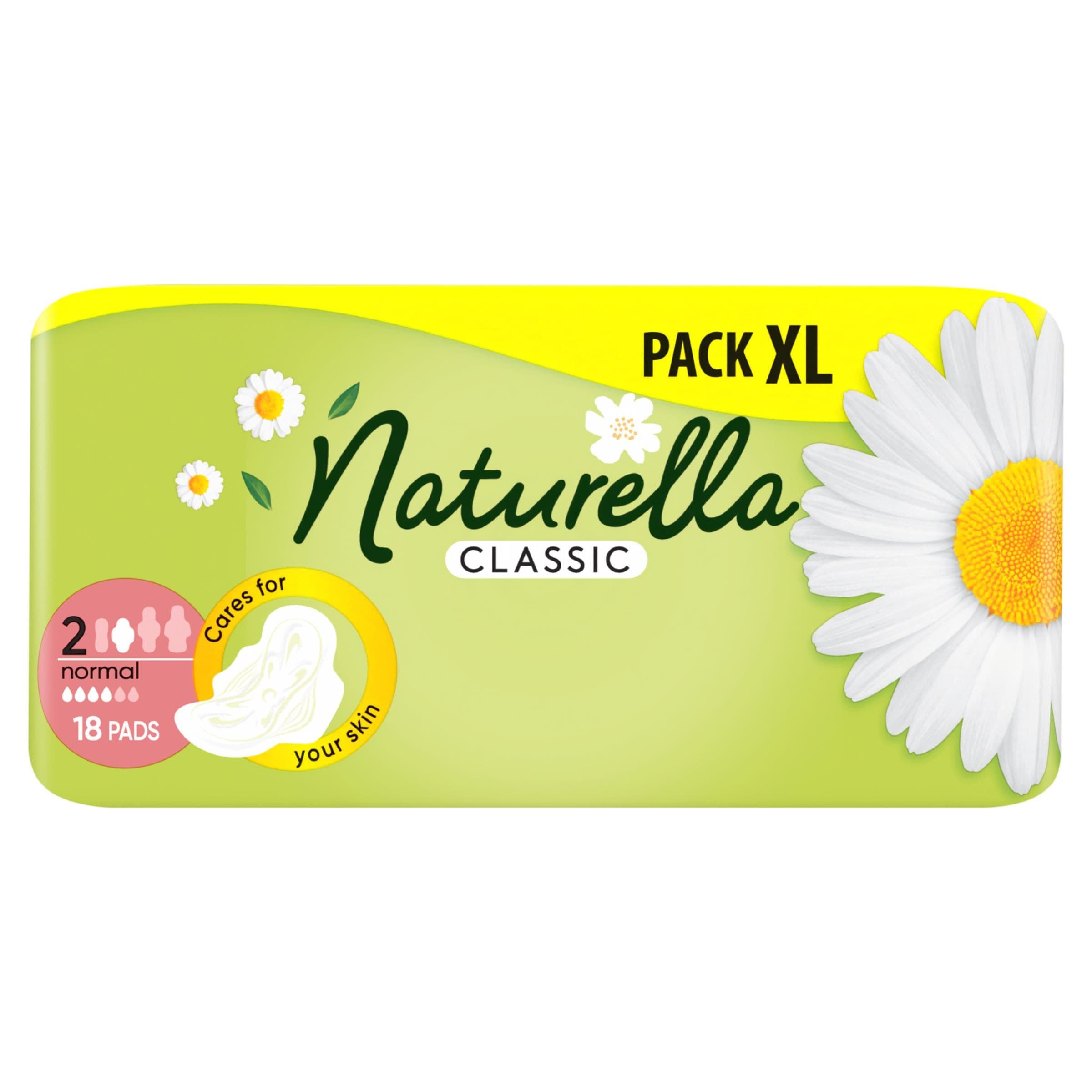 Naturella Classic Normal velikost 1 vložky s křidélky 18 ks