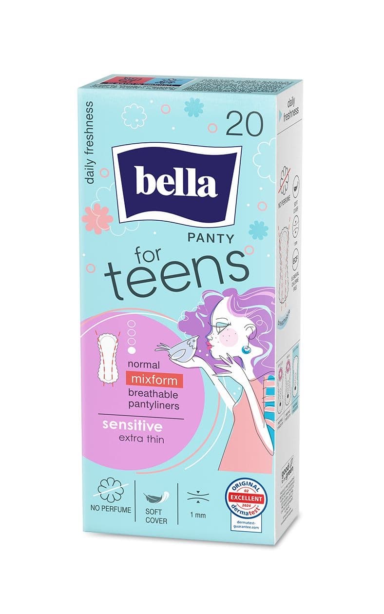 Bella for Teens slipové vložky Sensitive 20 ks