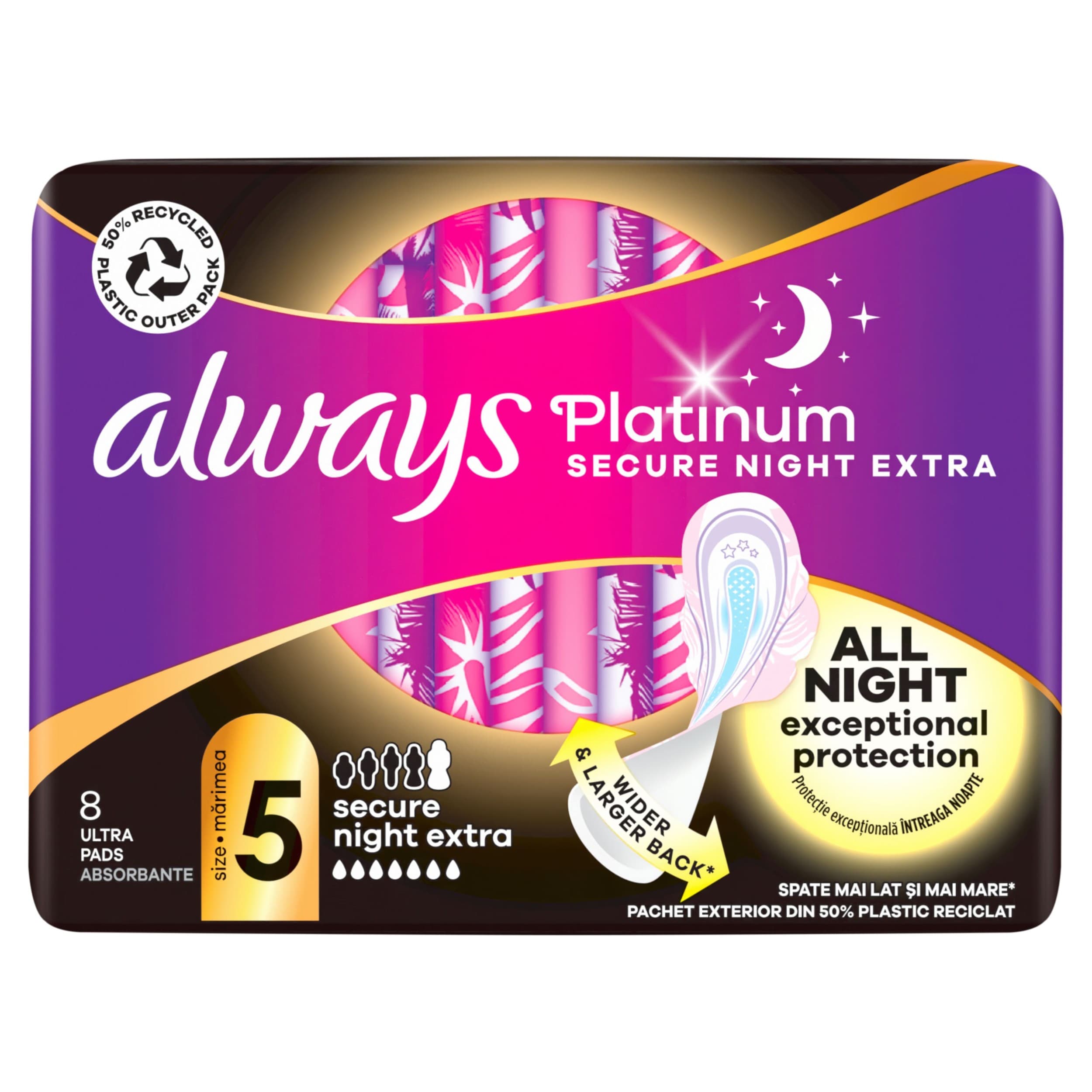 Always Ultra platinum Extra Secure Night 8ks