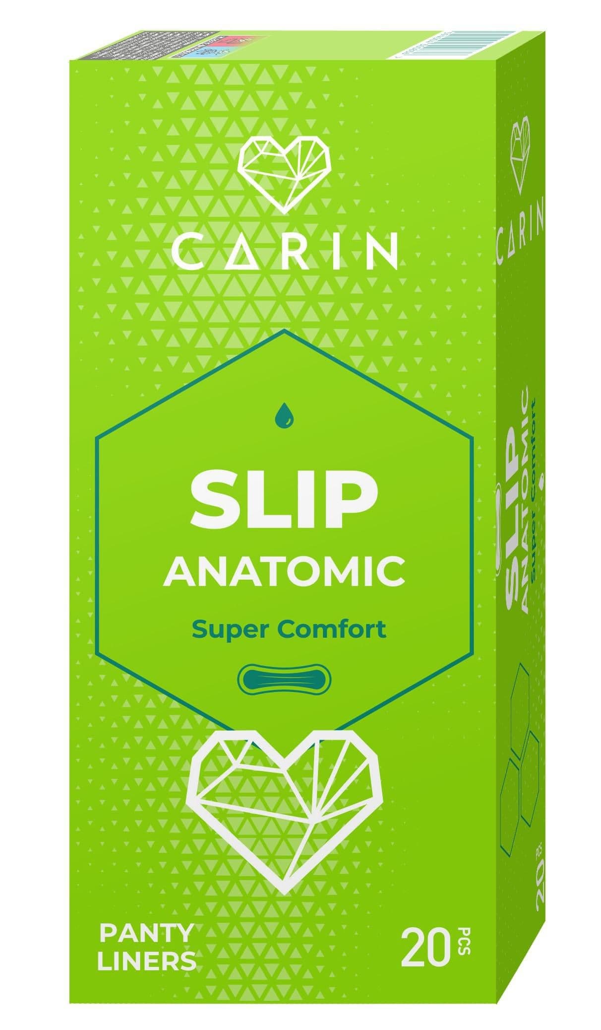 Carine Slip Anatomic slipové intimní vložky 20 kusů