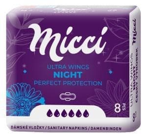 Micci night ultra s křidélky 8 ks
