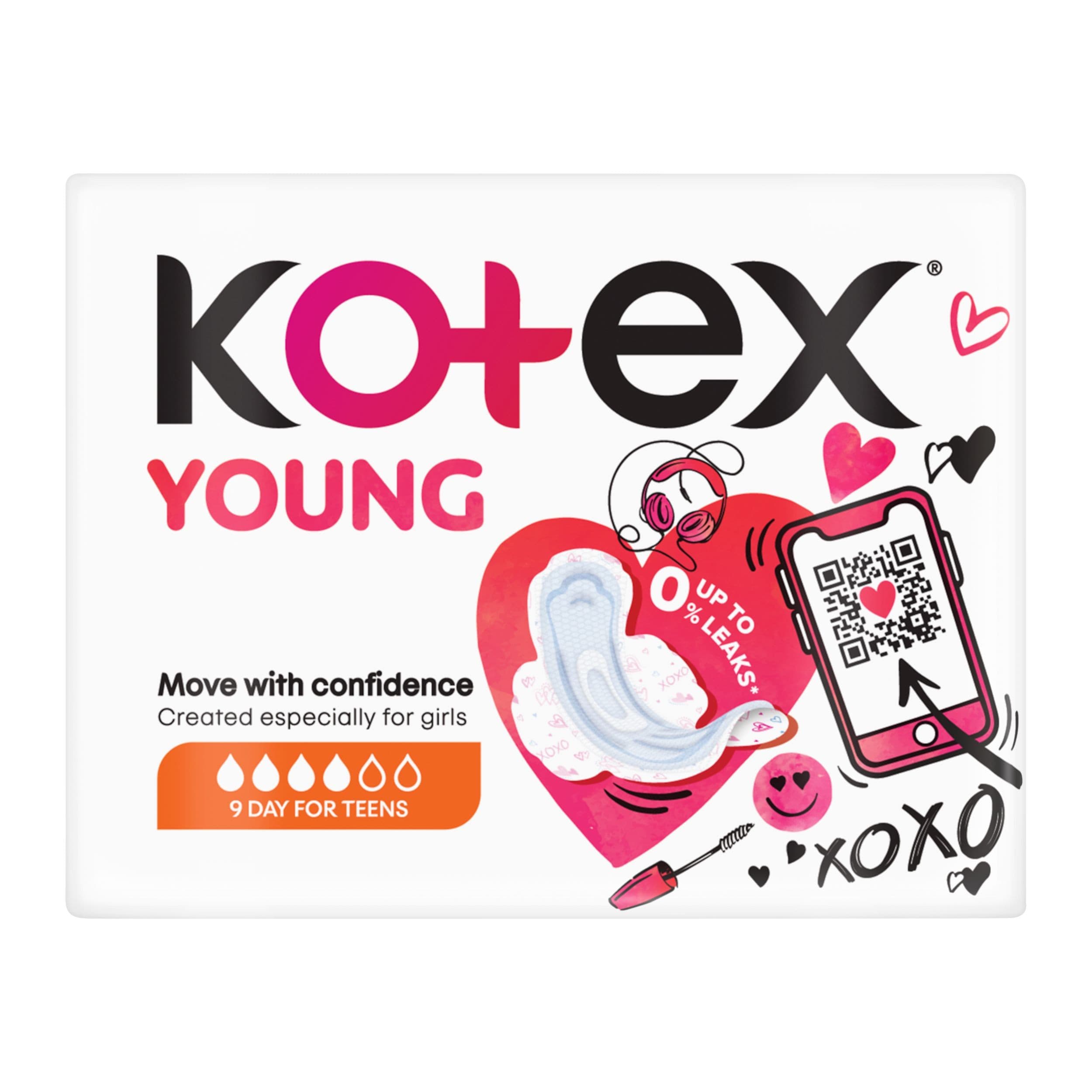 Kotex® Young Day 9ks