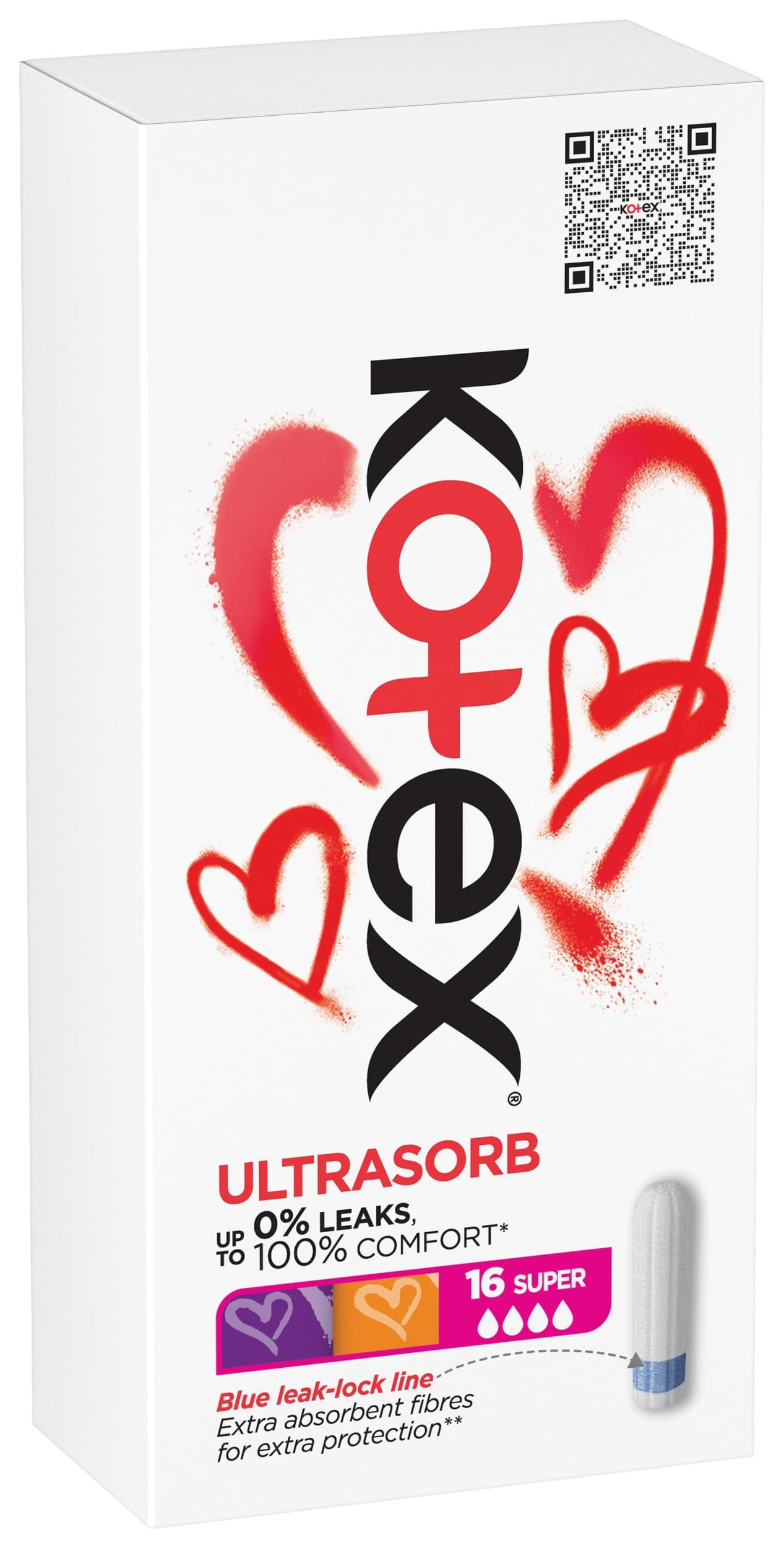 Kotex® UltraSorb Super tampóny 16 ks