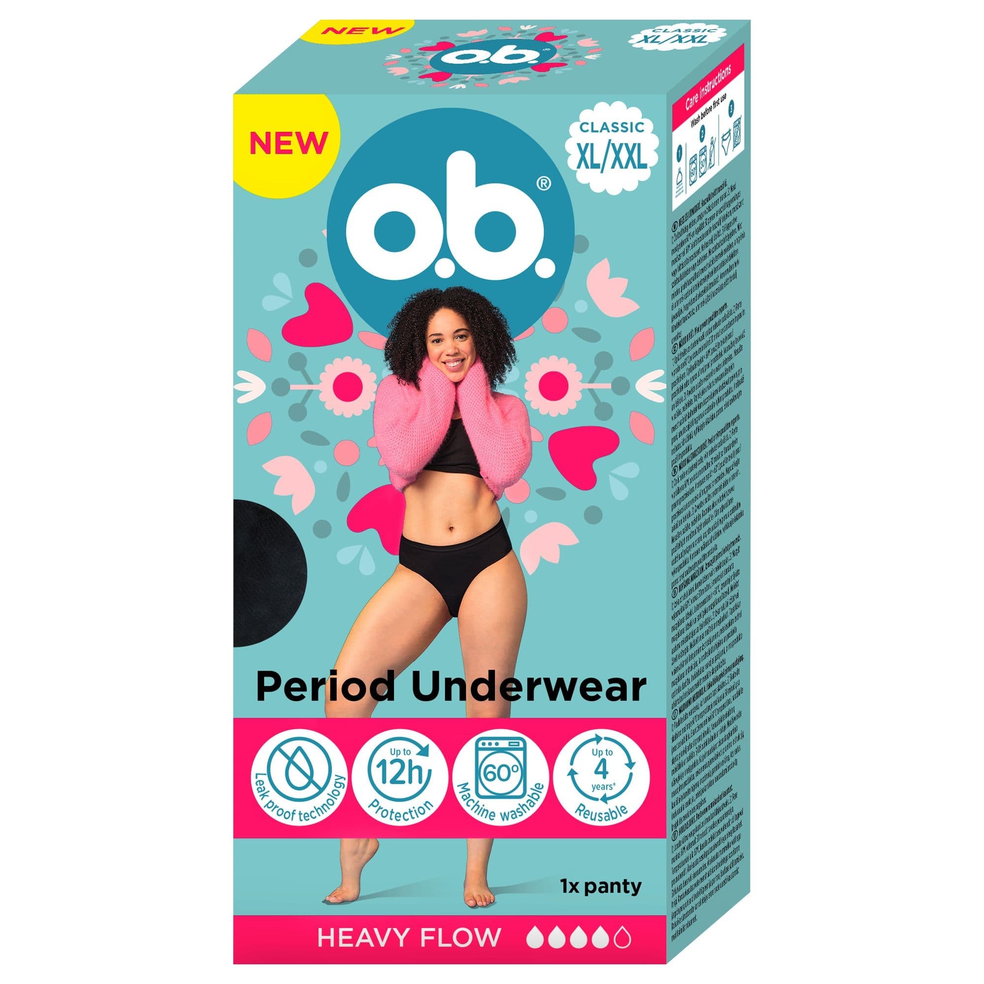 o.b.® menstruační kalhotky XL/XXL