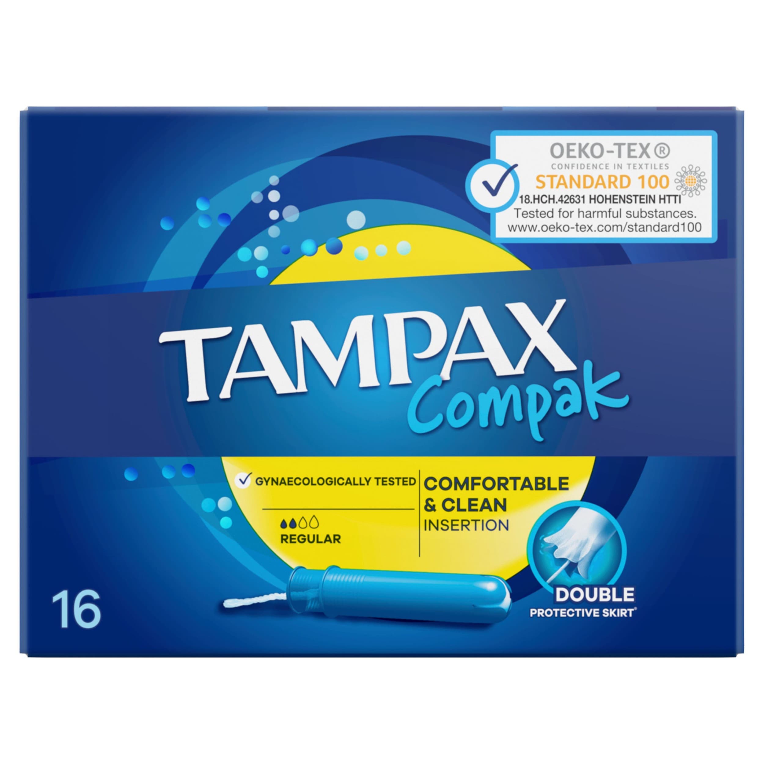 Tampax Compak Tampóny Reg/Norm 16 kusů