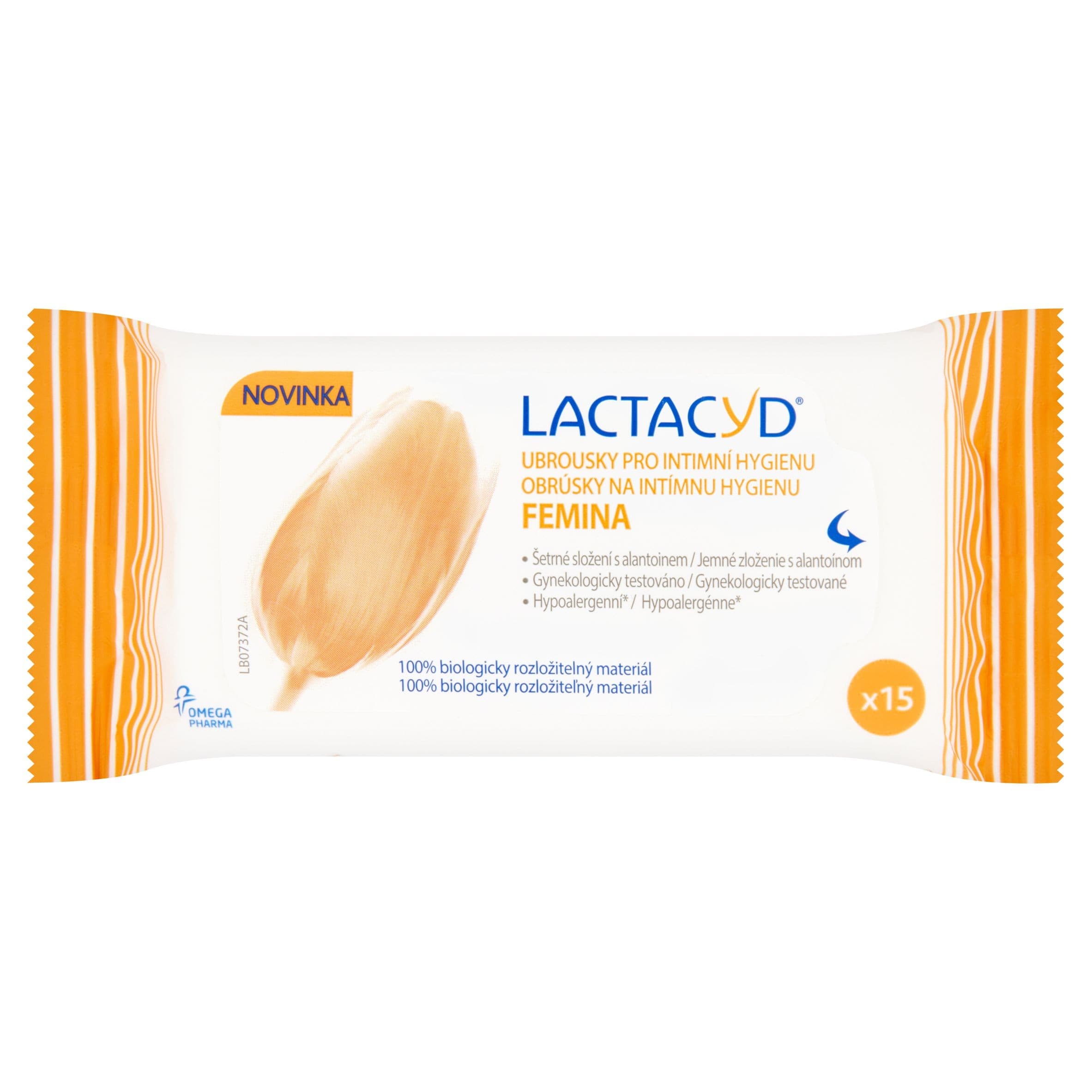 Lactacyd Ubrousky pro intimní hygienu femina 15 ks