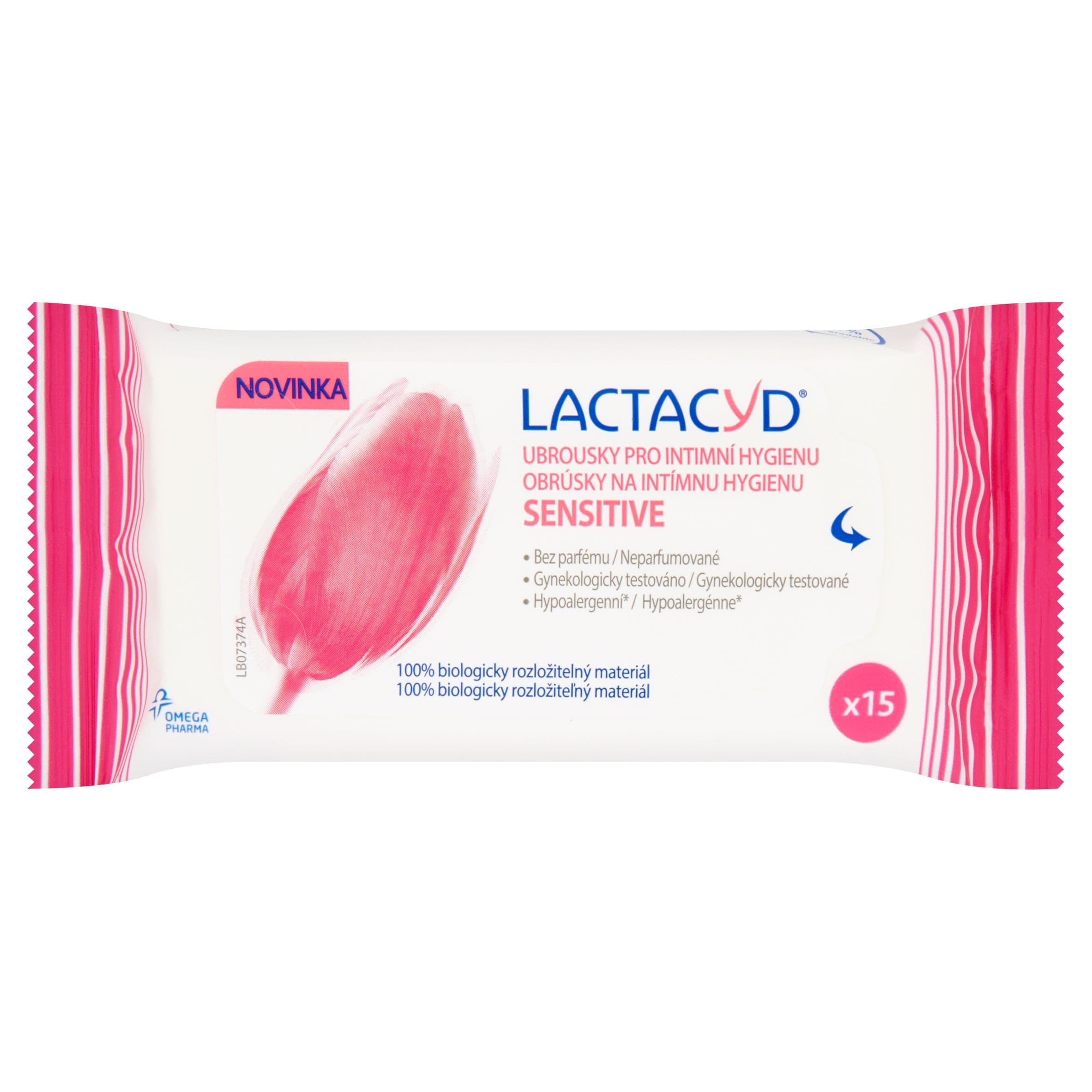 Lactacyd Ubrousky pro intimní hygienu sensitive 15 ks