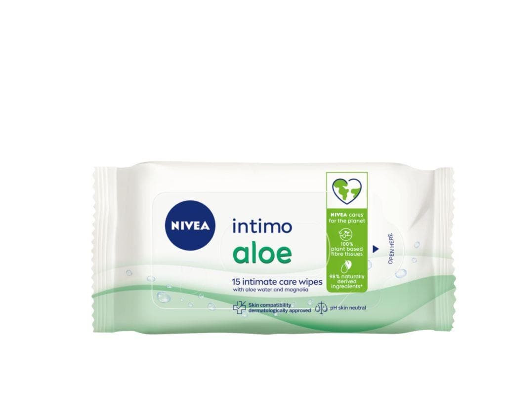 Nivea Ubrousky pro intimní hygienu Aloe 15 ks
