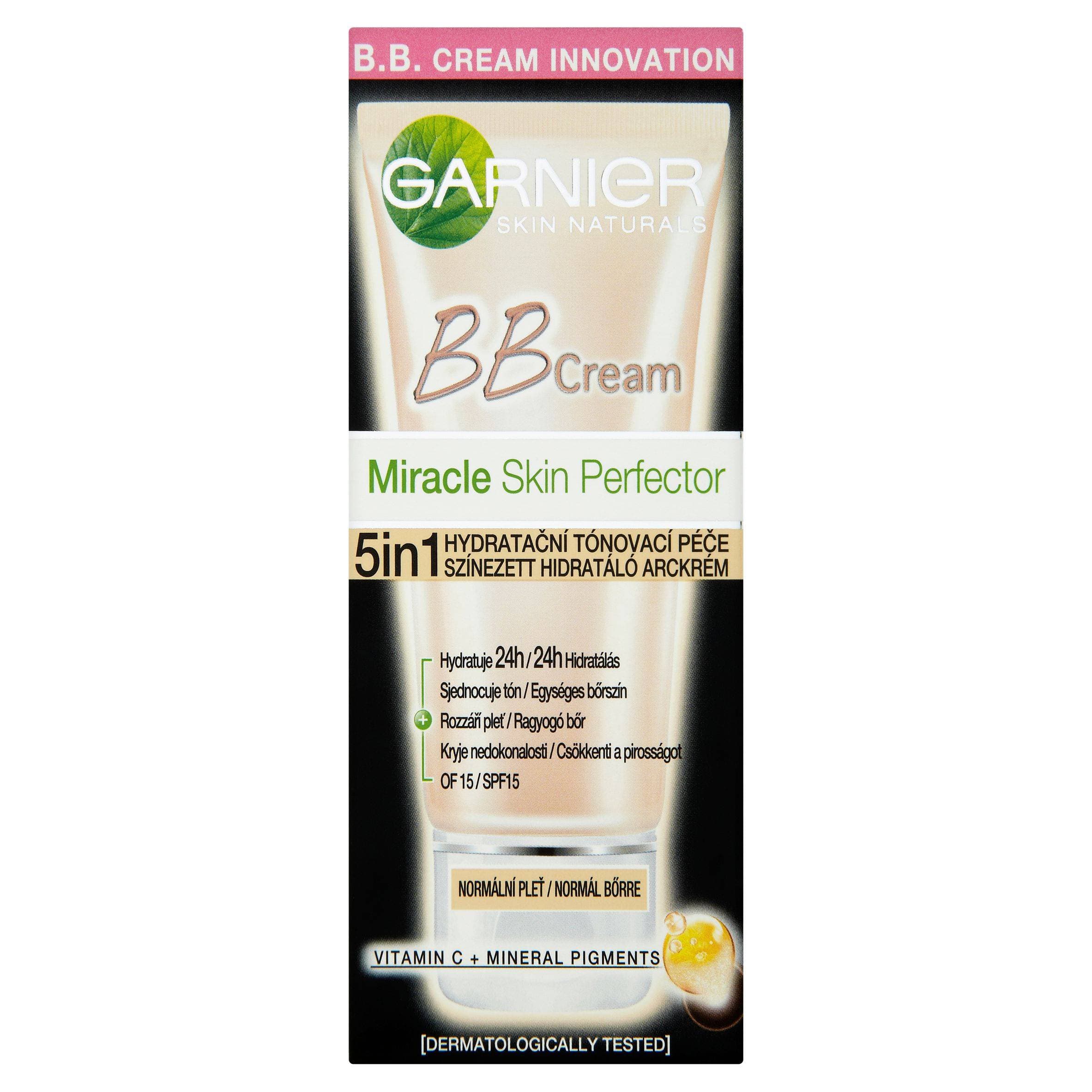 Garnier Skin Naturals BB Cream 5v1 hydratační tónovací péče normální odstín 50 ml