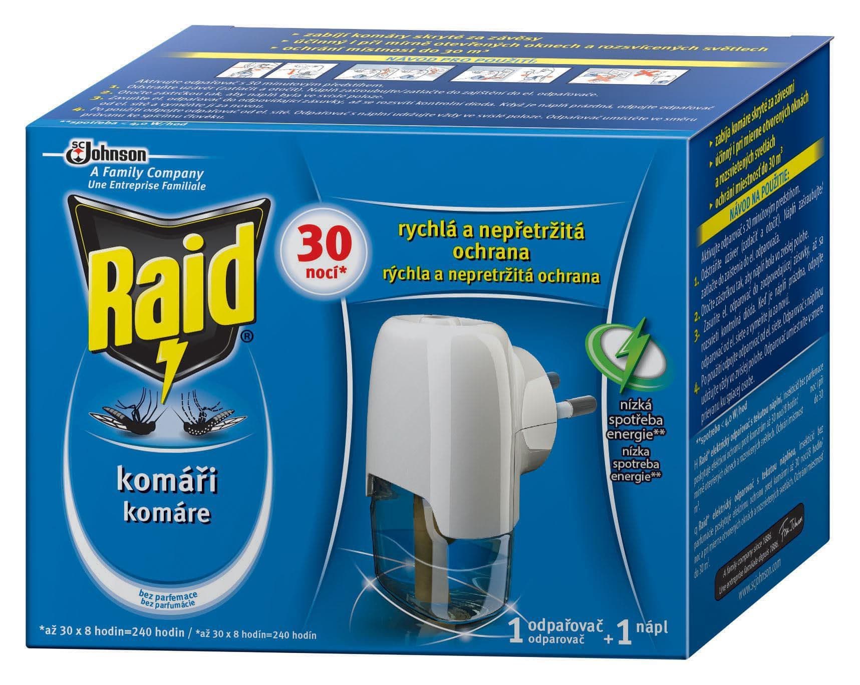 Raid Elektrický odpařovač s tekutou náplní 21 ml