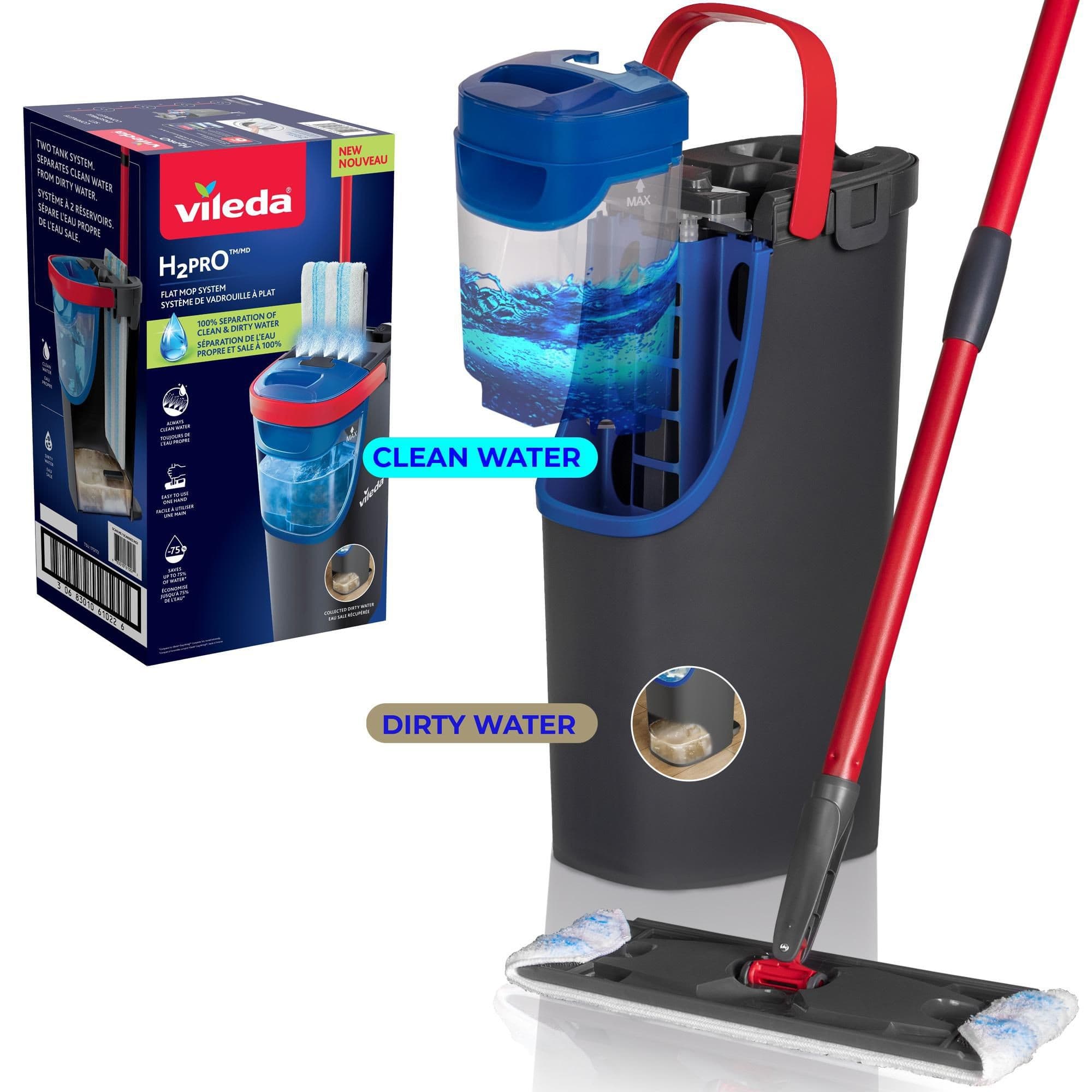Vileda H2PrO plochý mop