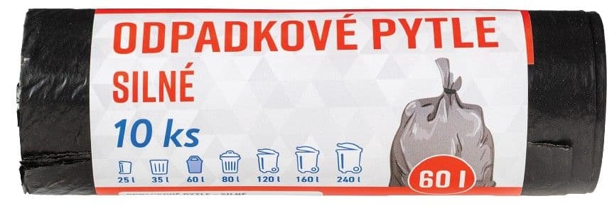 Váš Výběr Sáčky do odpadkových košů silné modré 60l x 10ks