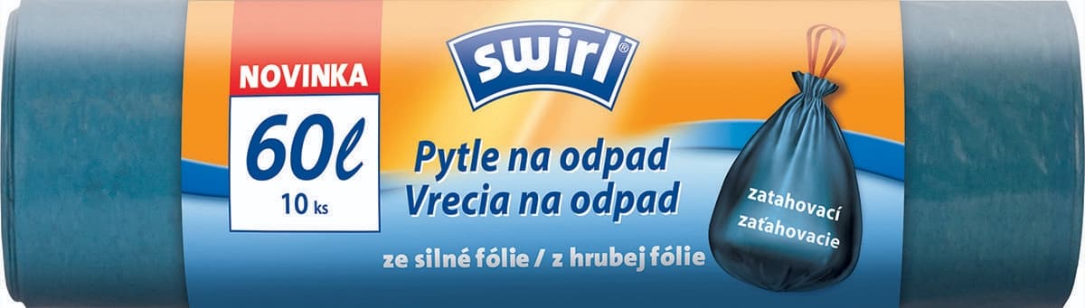 Swirl Sáčky na odpad zatahovací 60l x 10ks