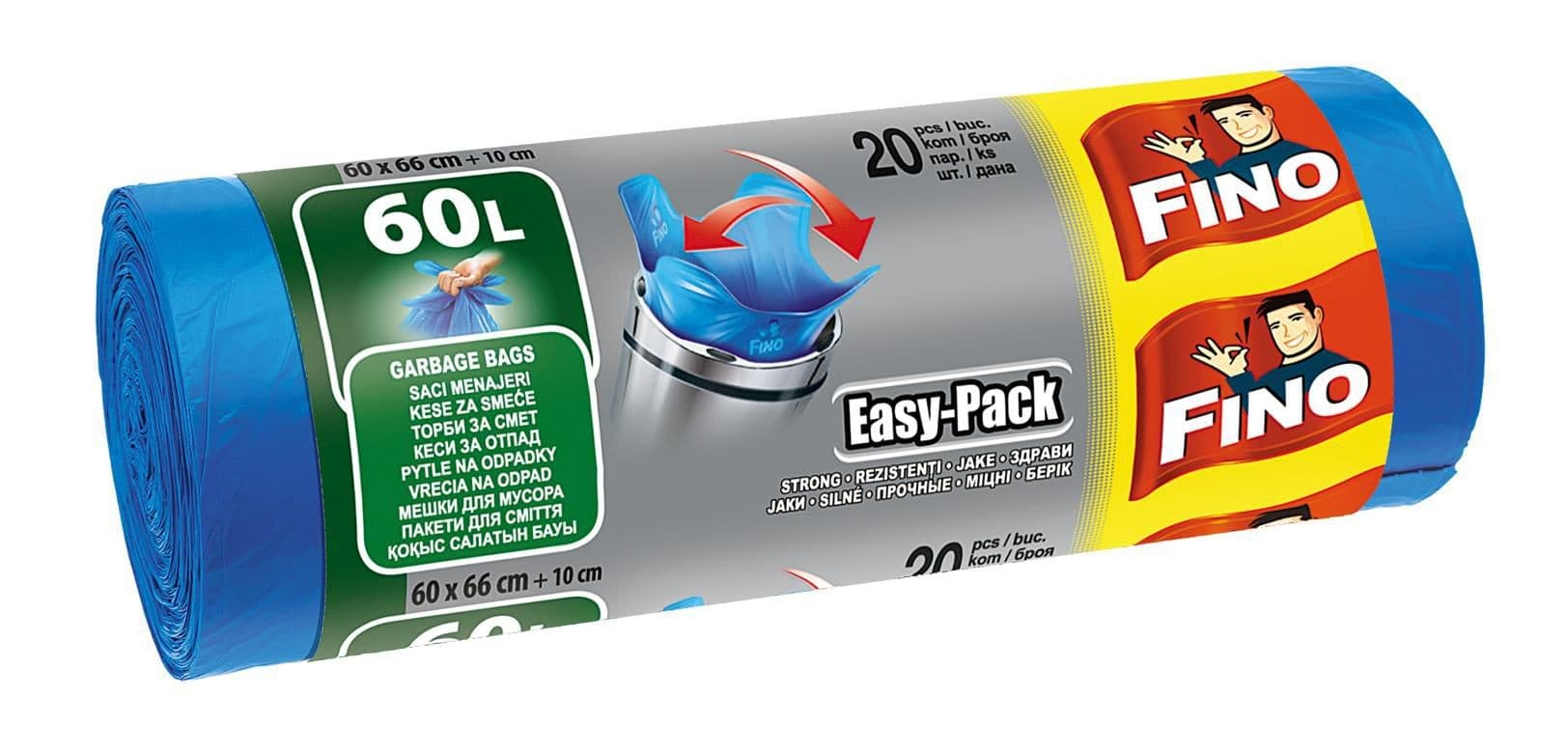 Fino Pytle do koše Easy Pack 60l x 20ks