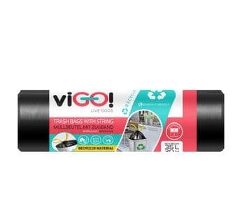 Vigo Pytel se zatahováním LDPE černý 35l x 30ks