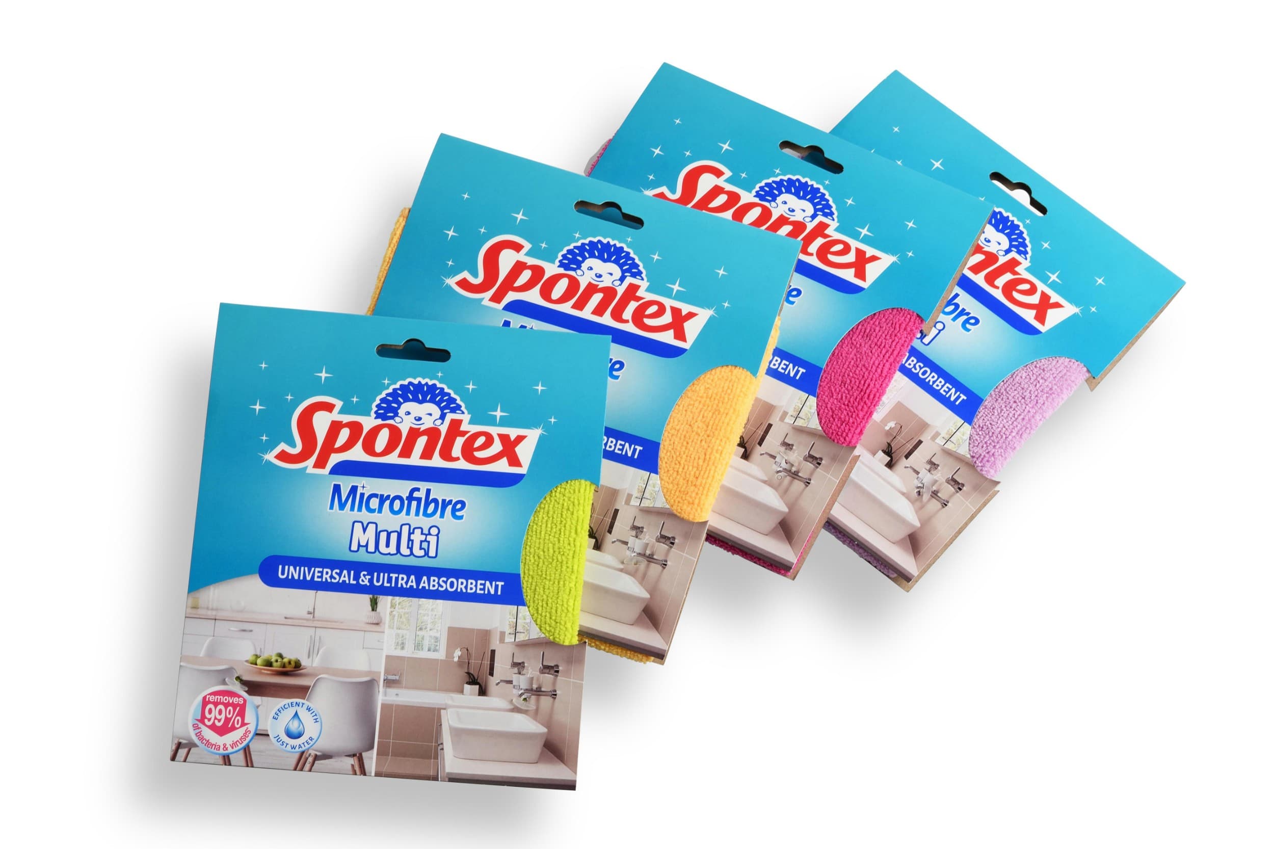 Spontex Multi utěrka z mikrovlákna různé barvy 1 ks